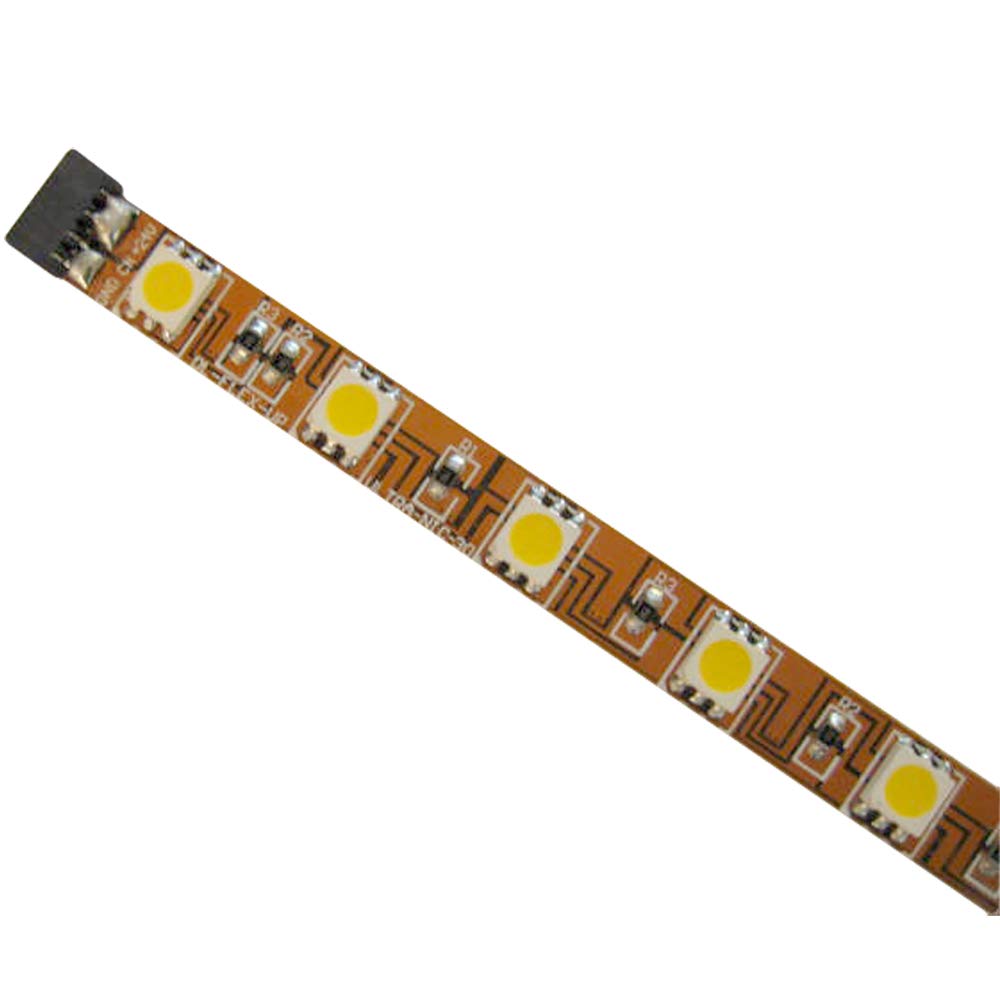 Jesco Lighting DL-FLEX-UP-ULTRA-NIC-40 Ultra Nic Series - 12&quot; Linear Non-Ic Strip with Connection, Warm White Finish