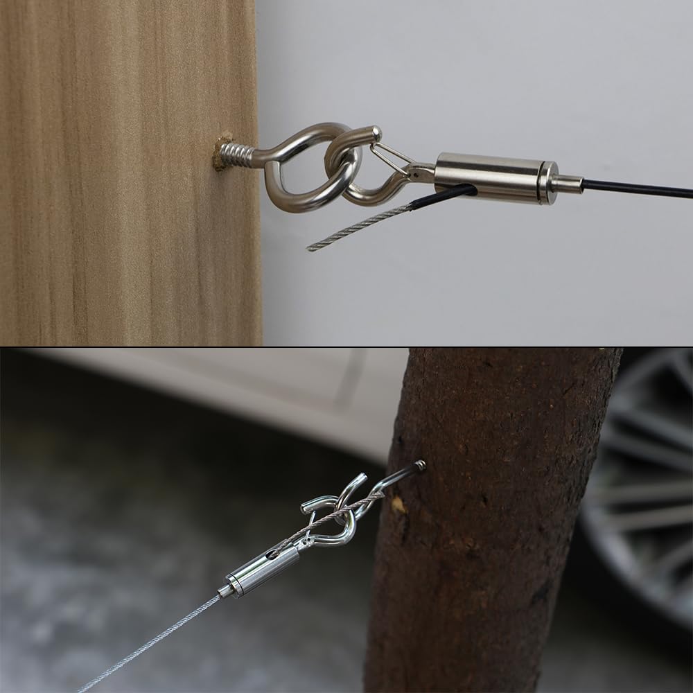 Yql Stainless Steel Turnbuckle Tension For 1/16-3/32 Cable - Pack Of 6 Light Hanging Accessories