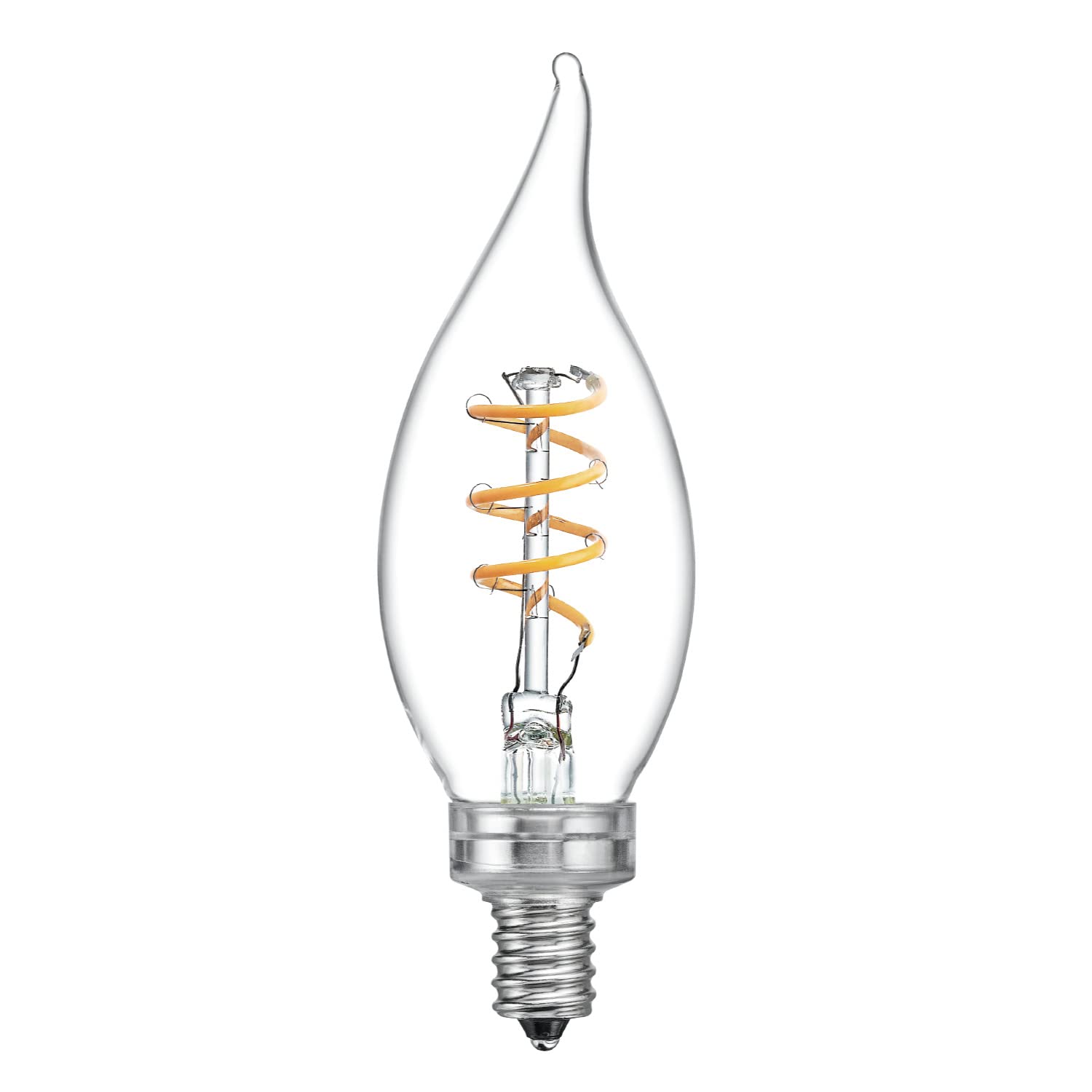 Ge Lighting 36486 Clear Vintage 25W Ca11 (1-Pack), Small Base