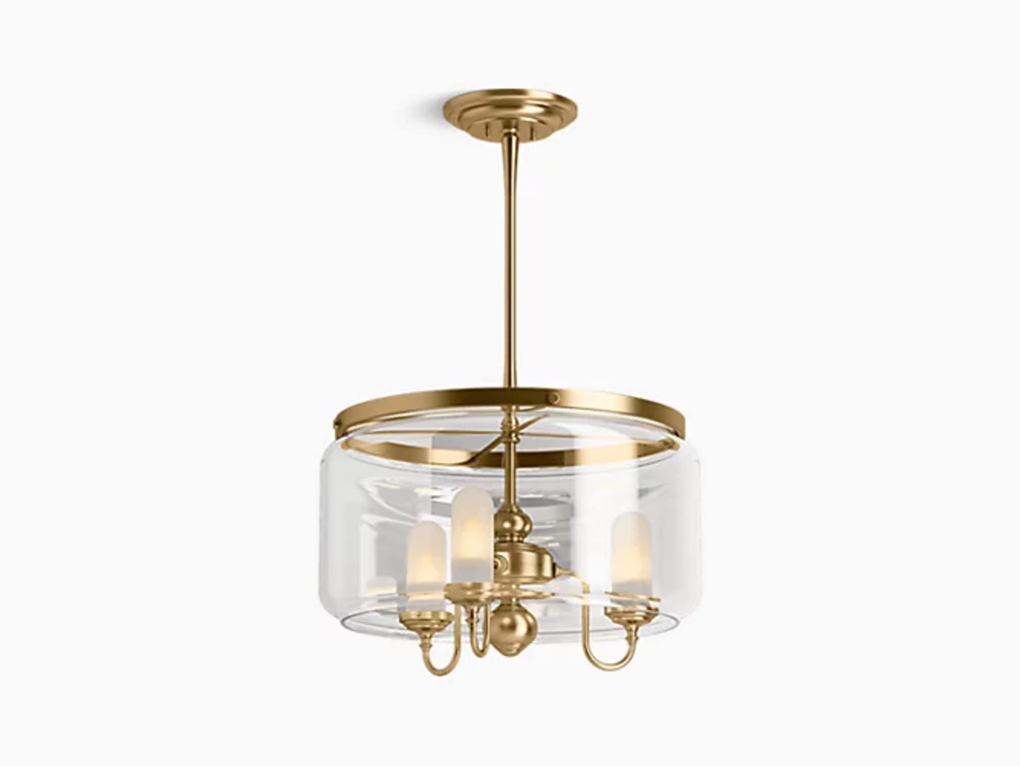ARTIFACTS 3 LIGHT CHANDELIER - DRUM