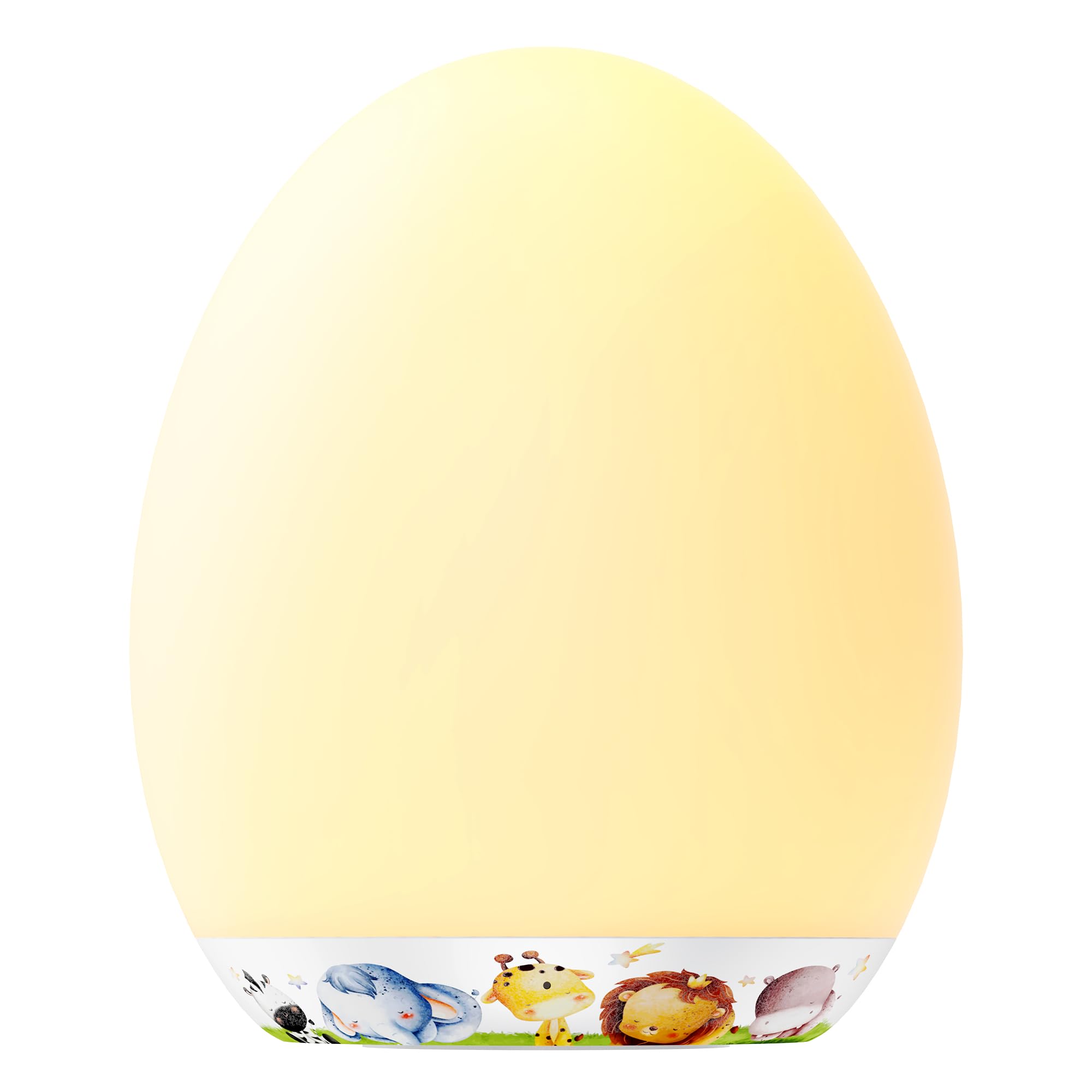 MediAcous Night Light for Kids, Baby Night Light for Nursery with 7 Colors & Stepless Dimming, Rechargeable Toddler Kids Night Light, Portable LED Touch Night Lamp for Kids Bedroom, Cartoon Design