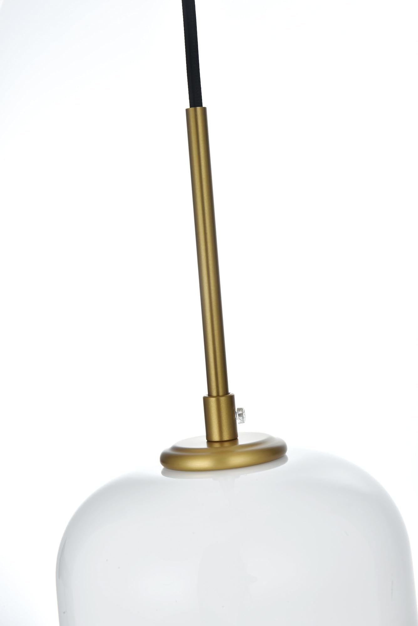 Elegant Lighting Living District Indoor Modern Home Decorative Bright Ceiling Gene 3 Light Chrome and Frosted White Glass Pendant