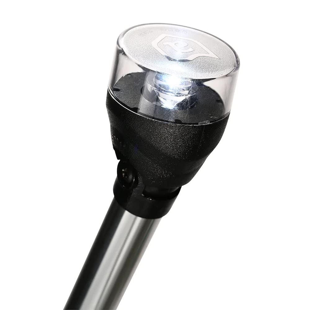 Attwood LED Articulating All Around Light - 42in Pole - Model 5530-42A7 - White
