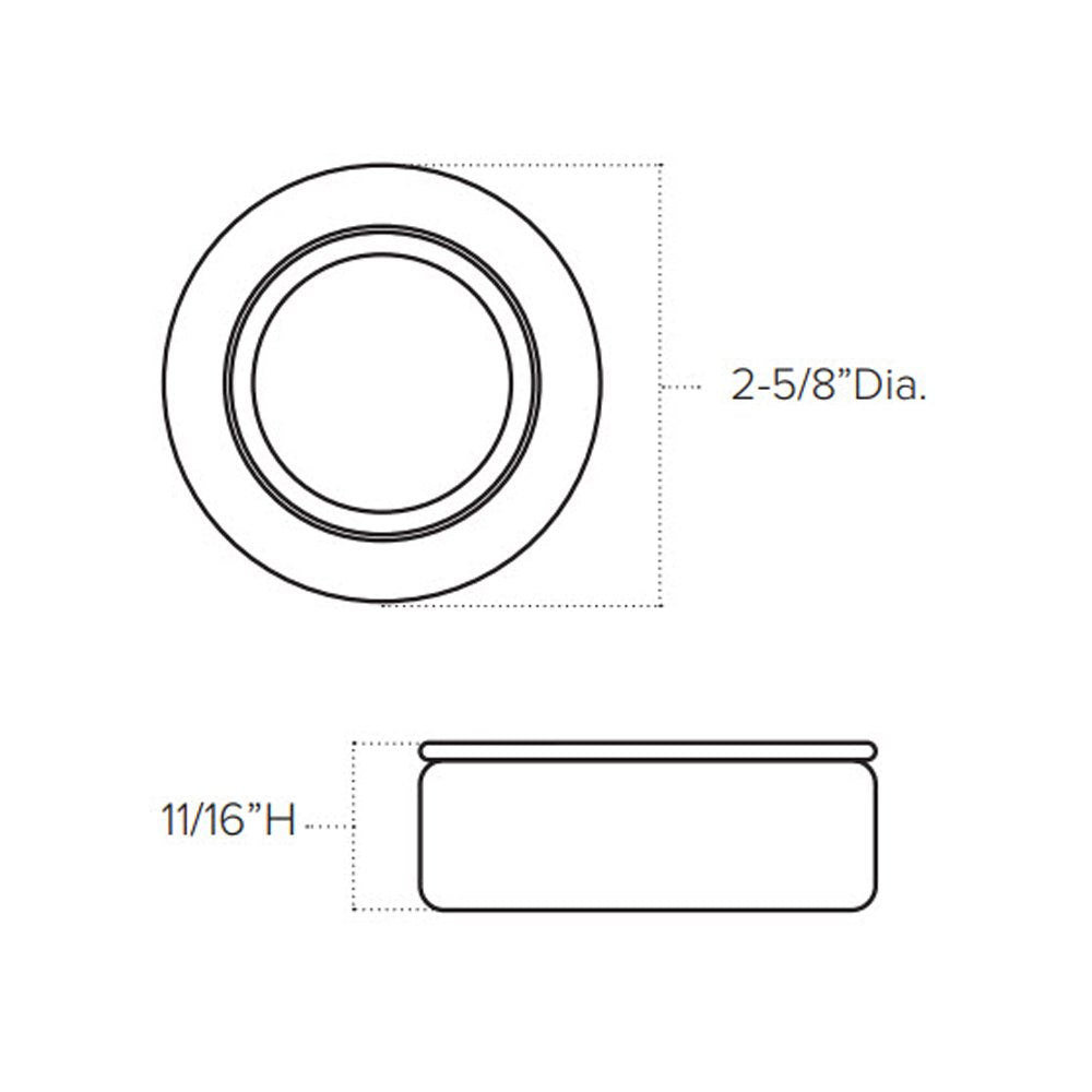 Dimmable Led Omni Puck Light With 78-Inch Lead Wire And Mounting Hardware, 3.2W, Culus Listed, 2-5/8-Inch Diameter