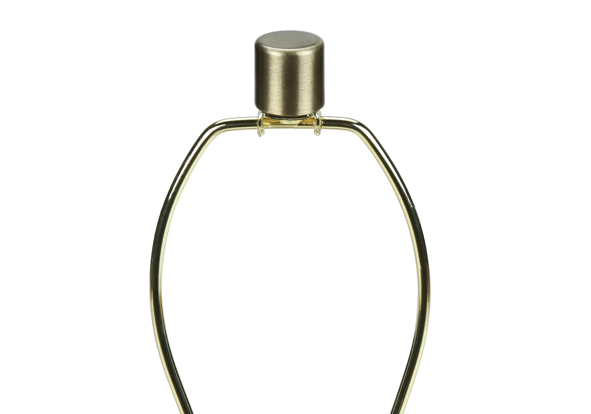 Monarch Specialties I 9717 Table Lamp, Grey Concrete, Ivory Shade, 13inL x 13inW x 19.5inH, Contemporary Design