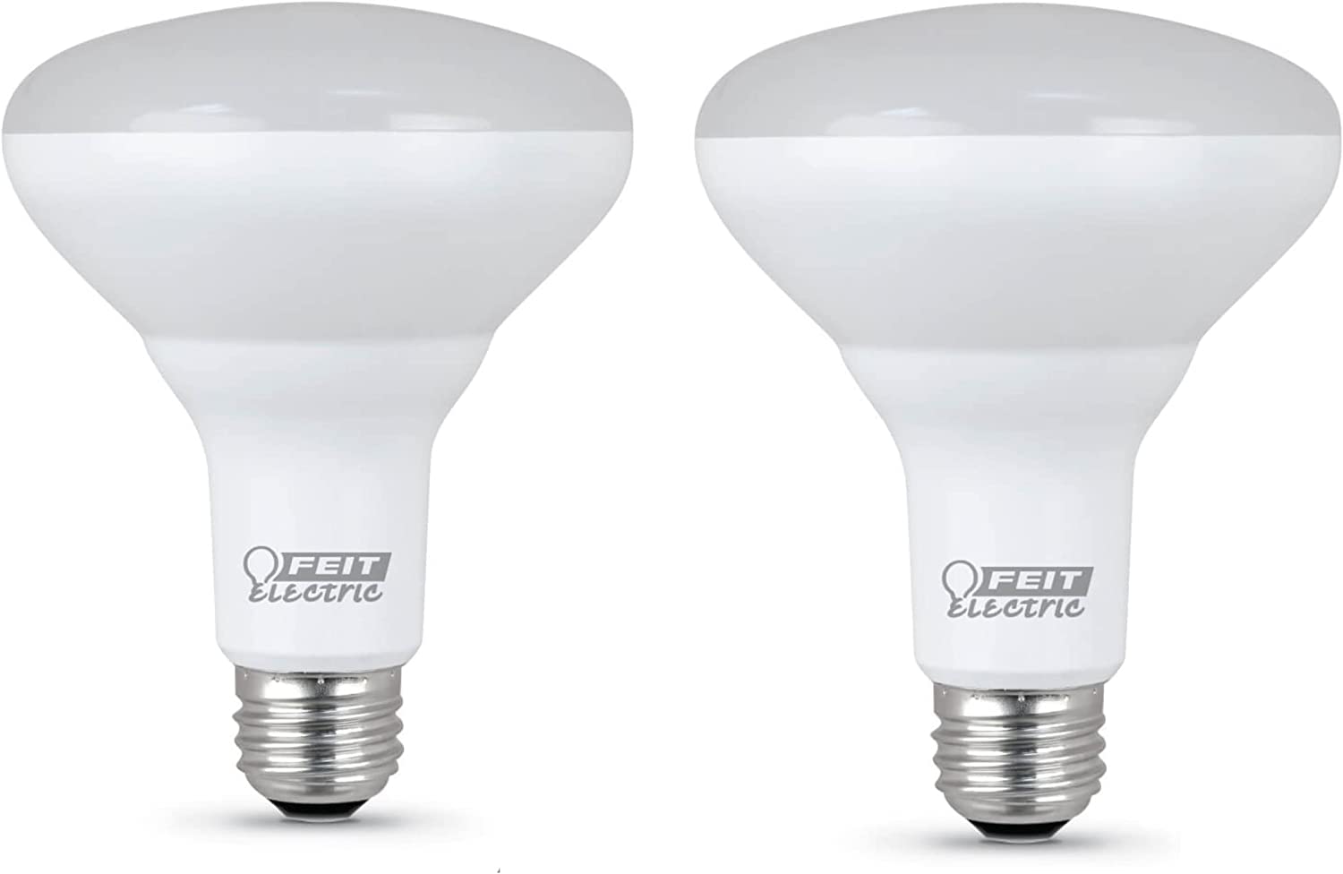 Feit Electric LED BR30 Light Bulbs, Dimmable, 65W Equivalent, 650 Lumens, 2700K Soft White, 2 Pack, Model BR30DM/10