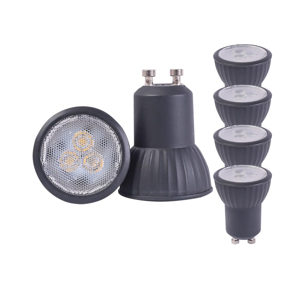 CIKAMIO 6-Packs mr11 mini led Spotlight GU10 3W 110V 120V Non-dimmable 3000K Warm White Soft White 240lm Equivalent to 25W 35w H