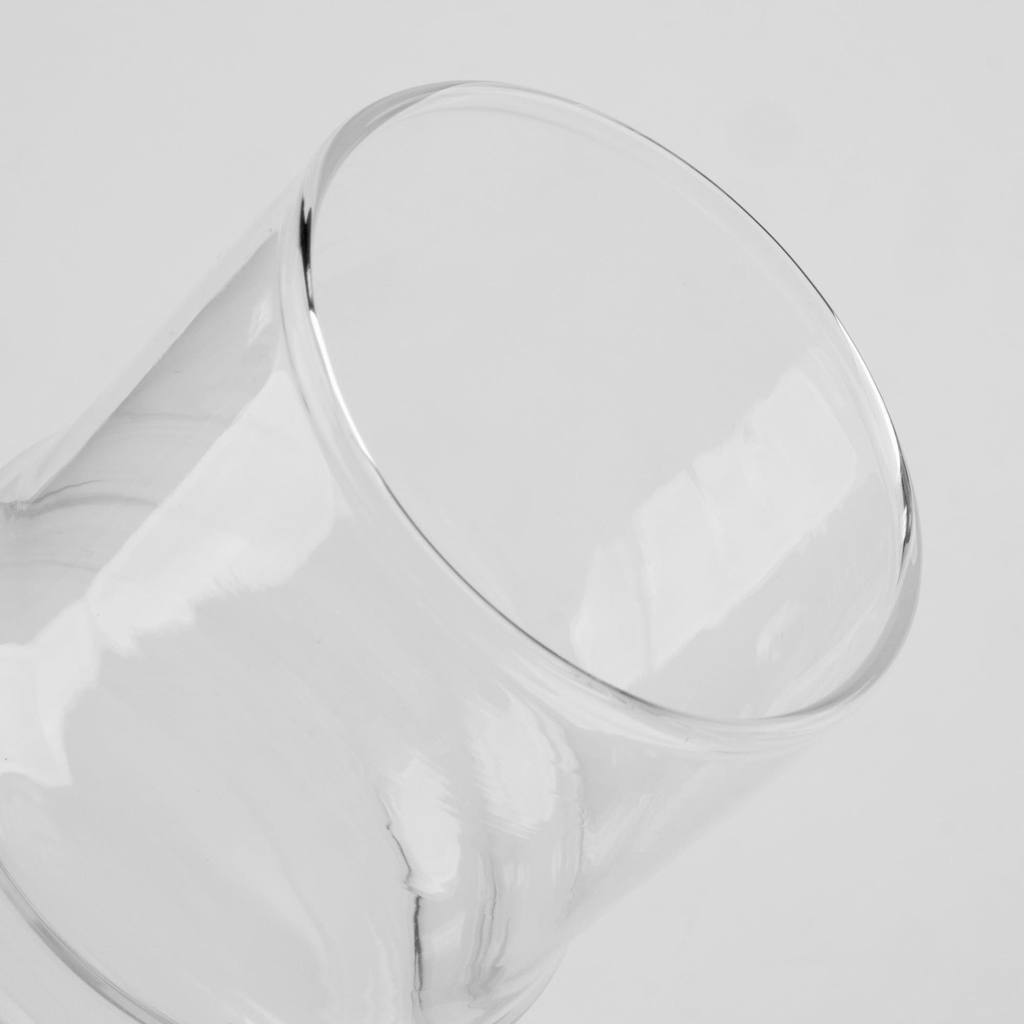RAHATA Small Oil Lamp Chimney, 6.5 Inch Transparent Glass Shade, Kerosene Lamp Replacement, Clear, Model M-LAMPSHADE