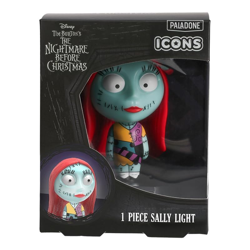 Paladone Sally Icon Light - Officially Licensed Nightmare Before Christmas Merchandise, Collectible Gift For Film Fans, Spooky Halloween Decor, Battery Powered, (10 Cm)