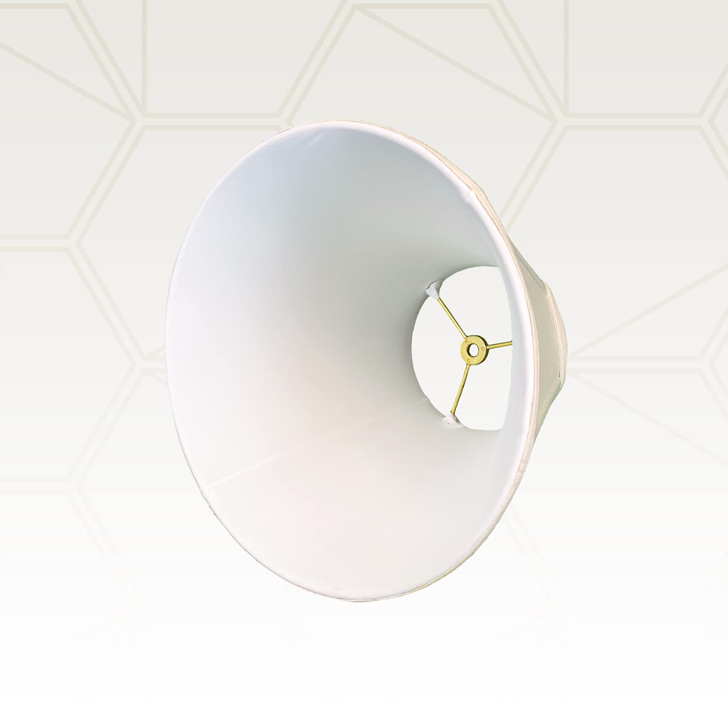 Royal Designs, Inc. Deep Empire Lamp Shade - Beige - 8 X 14 X 11