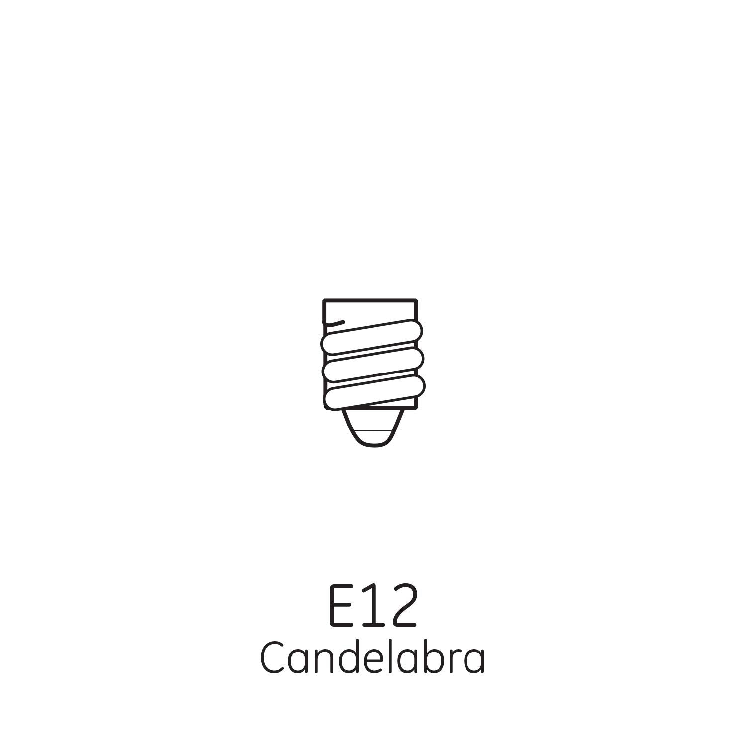 GE Lighting Dimmable LED Bent Tip Light Bulb 60W Replacement 500-Lumen Candelabra Base 4 Count Daylight Model 13330