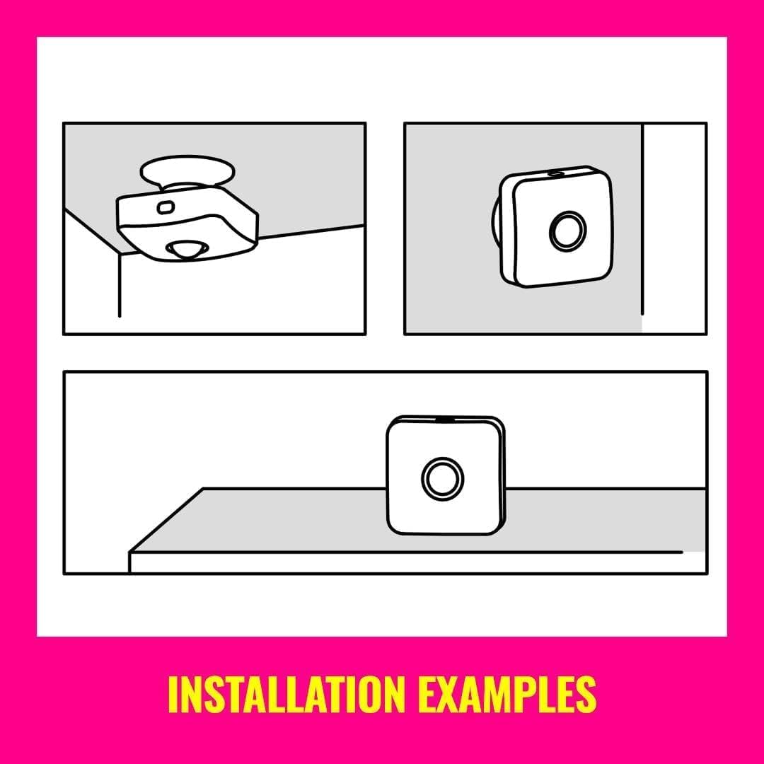 Wiz Indoor Motion Sensor - Pack Of 2 - Sets Your Lights To Turn On And Off - Connects To Your Existing Wi-Fi 2.4Ghz - Works With