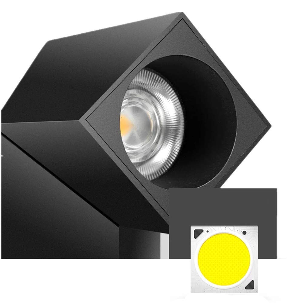 Yodaba Led Indoor Ceiling Spotlight 360Adjustable Wall Light - Art Diy Spotlights -12W Warm White Light 3000K Ceiling Downlight