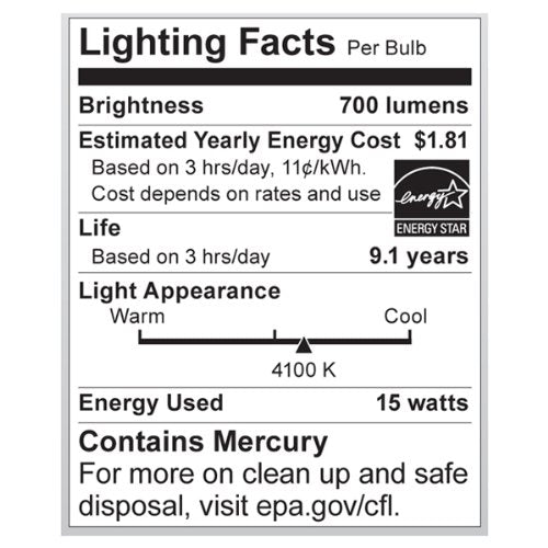 Satco S7248 Medium Light Bulb In White Finish, 5.38 Inches, 1 Count (Pack Of 1), Color