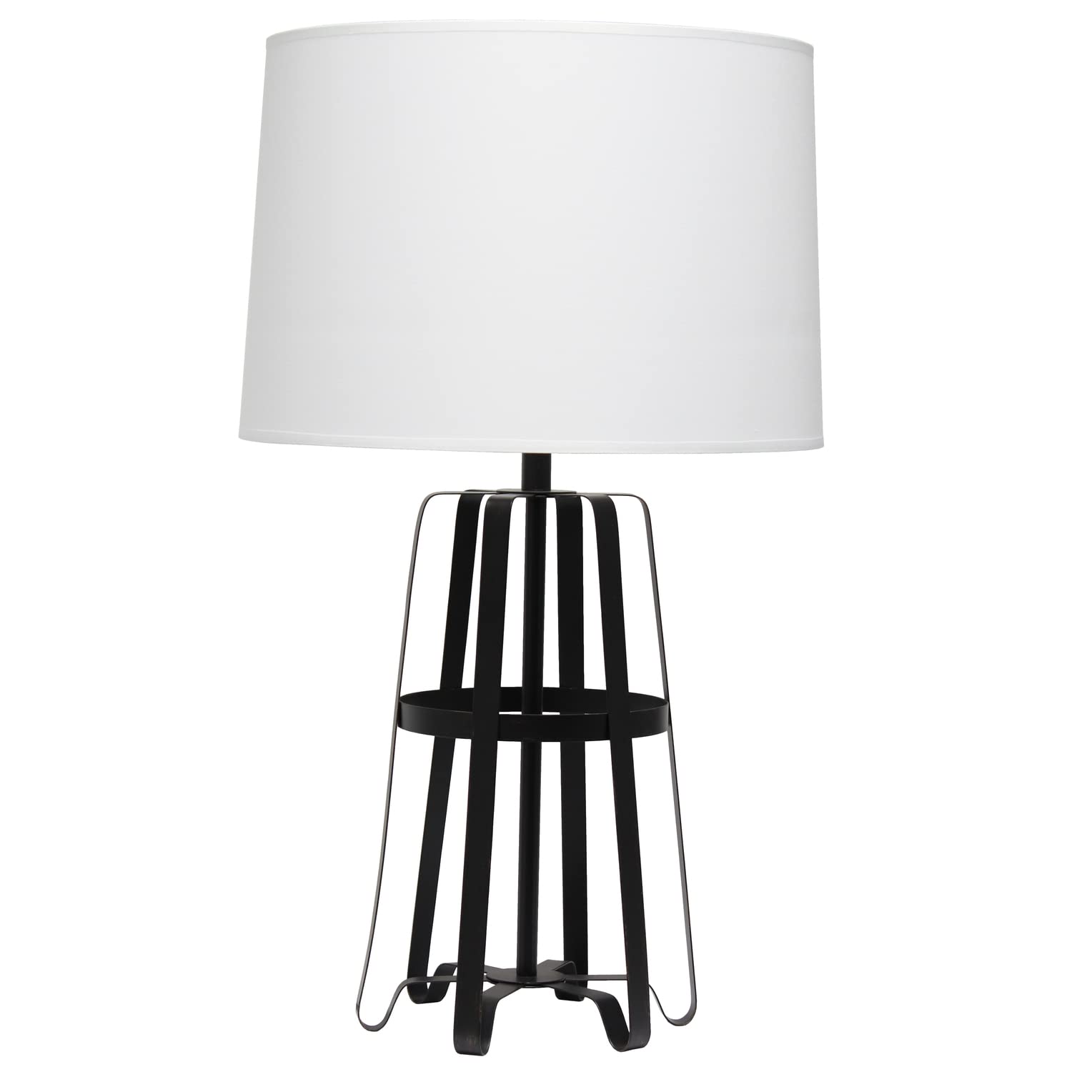LALIA HOME Stockholm Table Lamp - Iron, Oil Rubbed Bronze, 17x17x28.5 inches, Model LHT-4011-OR