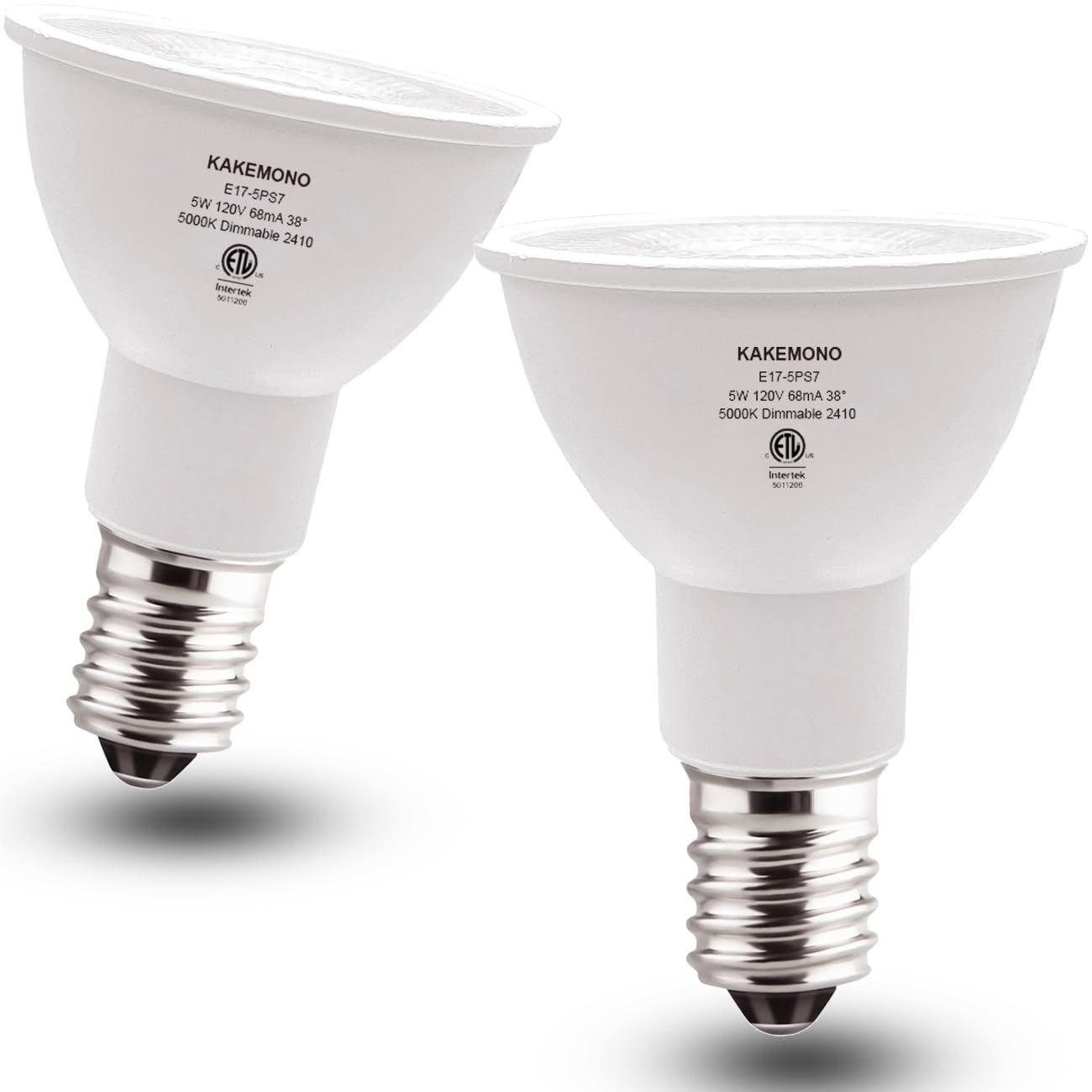 Kakemono E17 Led Spotlight Bulb Dimmable 40W Halogen Replacement E17 Intermediate Base Type 5W R14 Reflector Light Bulb For Desk