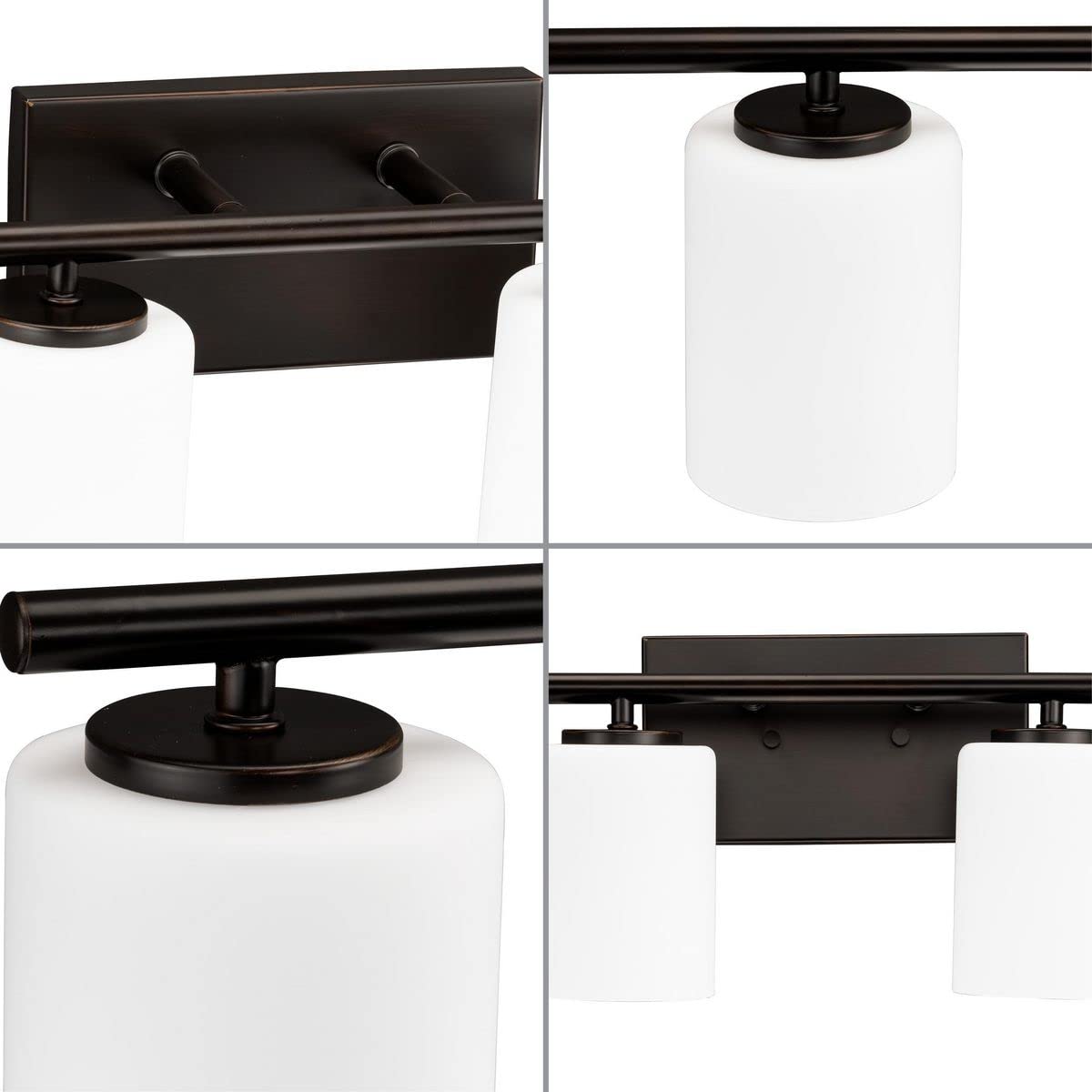 Progress Lighting P300385-020 Replay Bath & Vanity, 6-Light, Antique Bronze