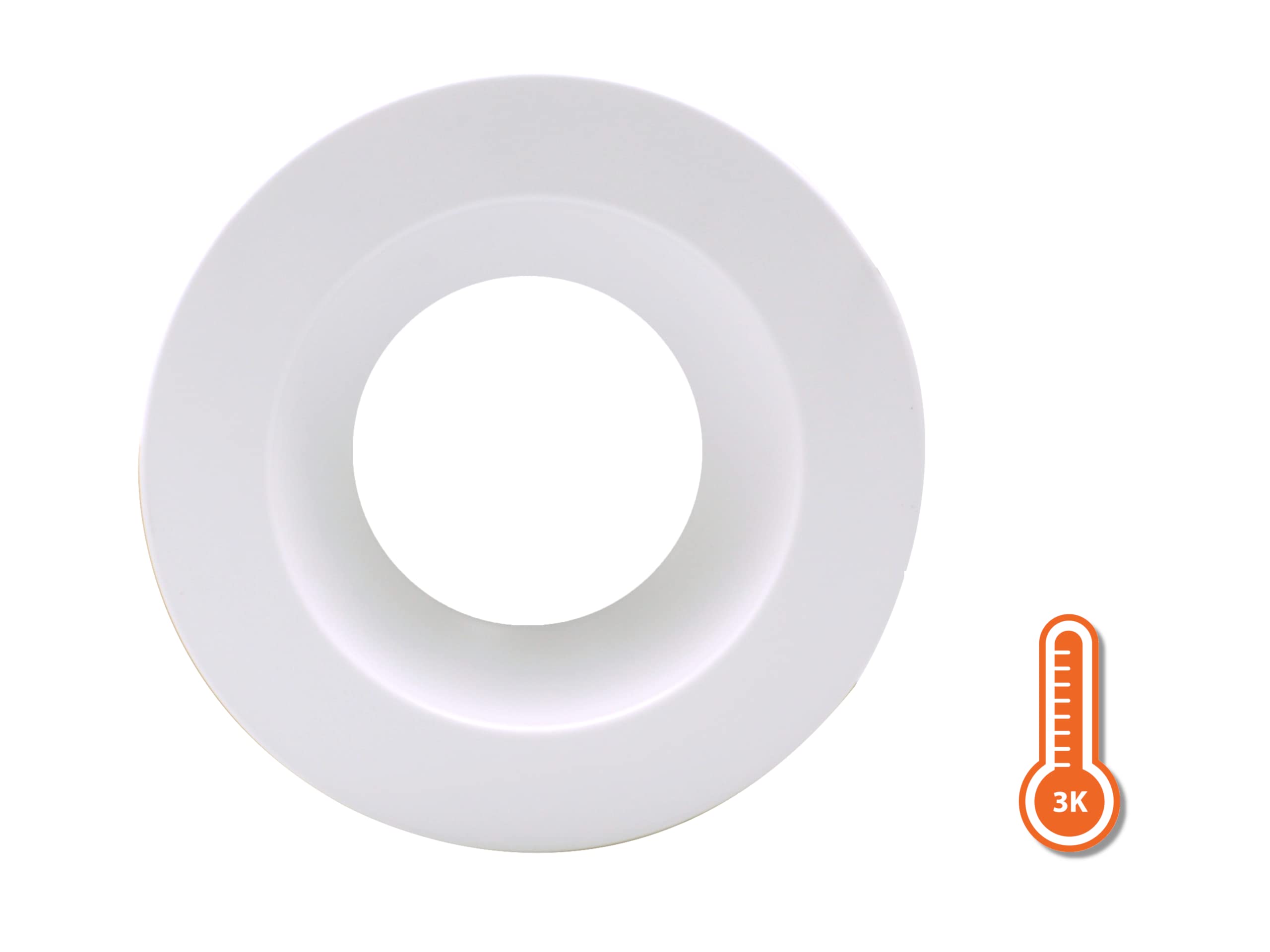 Nicor Lighting Dlr56(V6) 5/6-Inch White 900 Lumen 3000K Recessed Led Downlight (12 Pack) (Dlr566091203Kwh-12Pk)