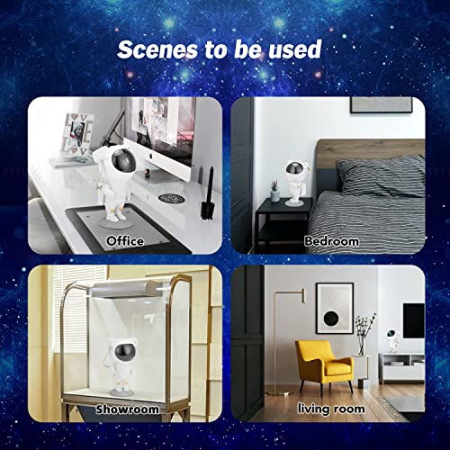 NYRWANA Astronaut Galaxy Projector, Galaxy Projector, Astronaut Projector, Space Projector, Night Lamp for Kids, Birthday Gifts,