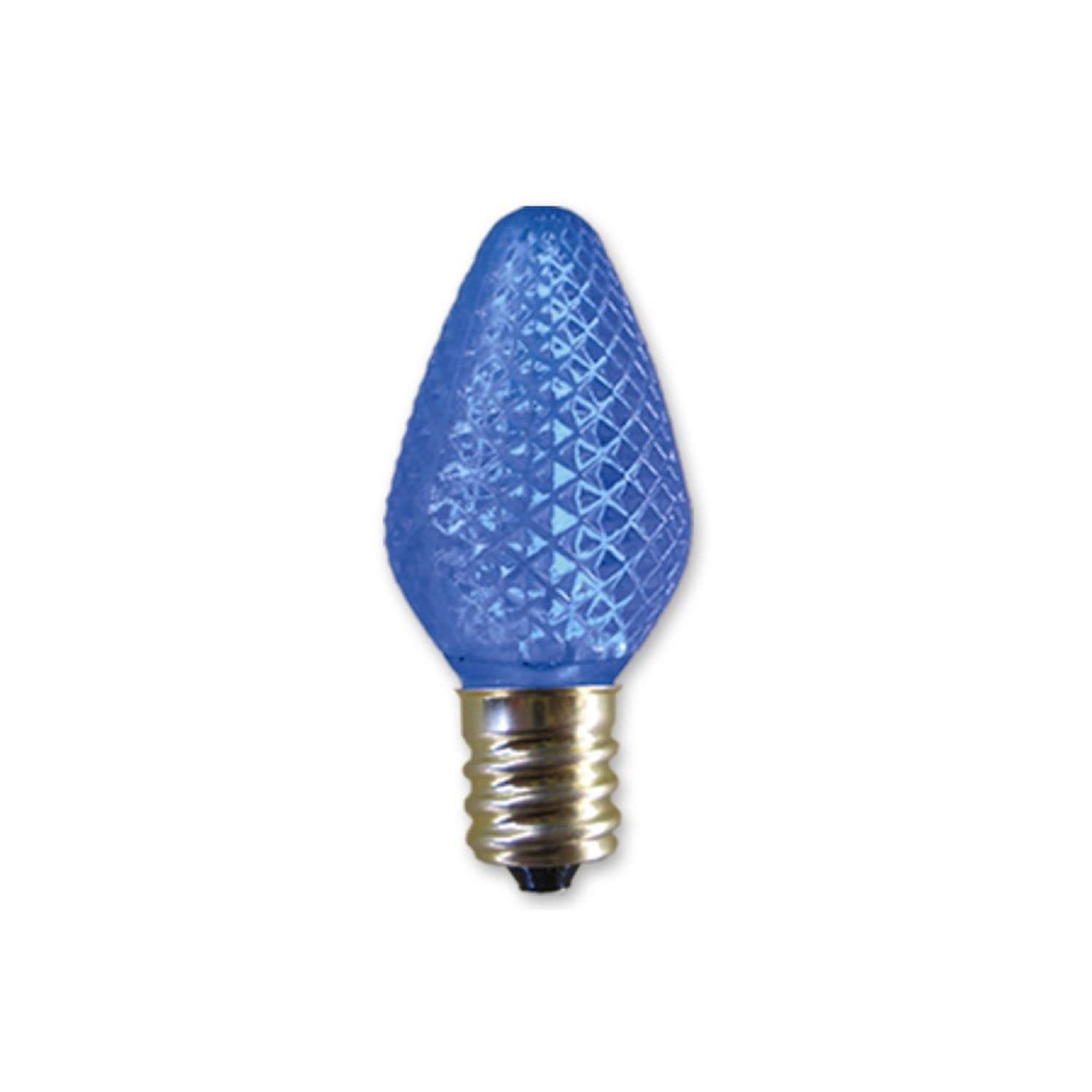 Vickerman X8GC722 25LT LED Set C7 Refl EC Set GW Set String Lights, 8" x 16', Blue