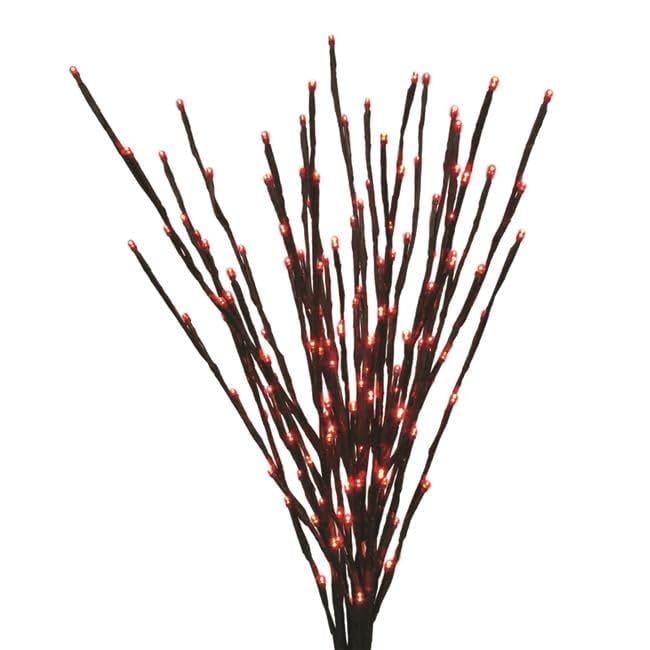 Celebrations LED Light Burst Twinkle Red, One Size, Plastic, Model LEDLBST100RDTWA