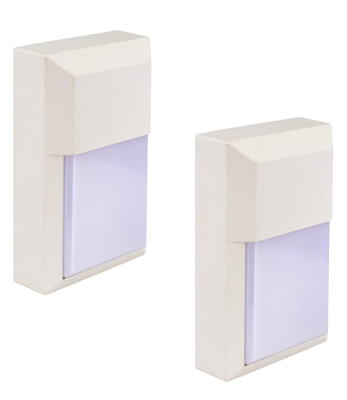 LIT-PaTH Outdoor LED Wall Lantern, Wall Sconce as Porch Lighting Fixture, 12W 1000 Lumens, Aluminum Housing Plus PC, 5000K White