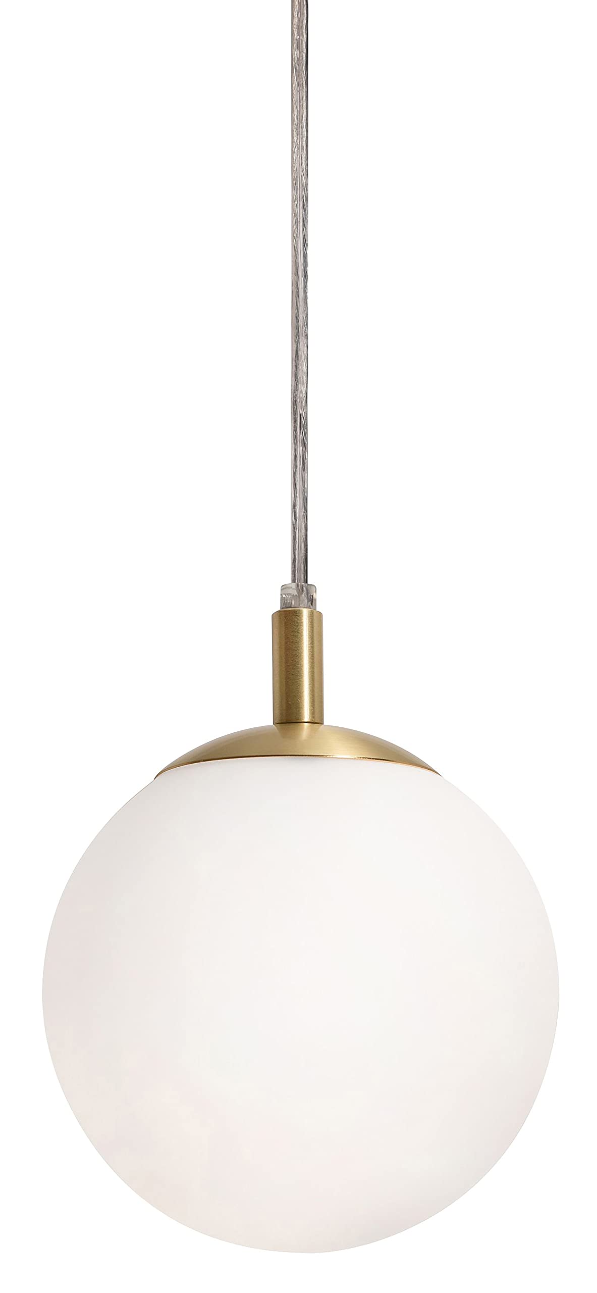 AFX Loretto 7 Pendant - Medium Base - Satin Brass