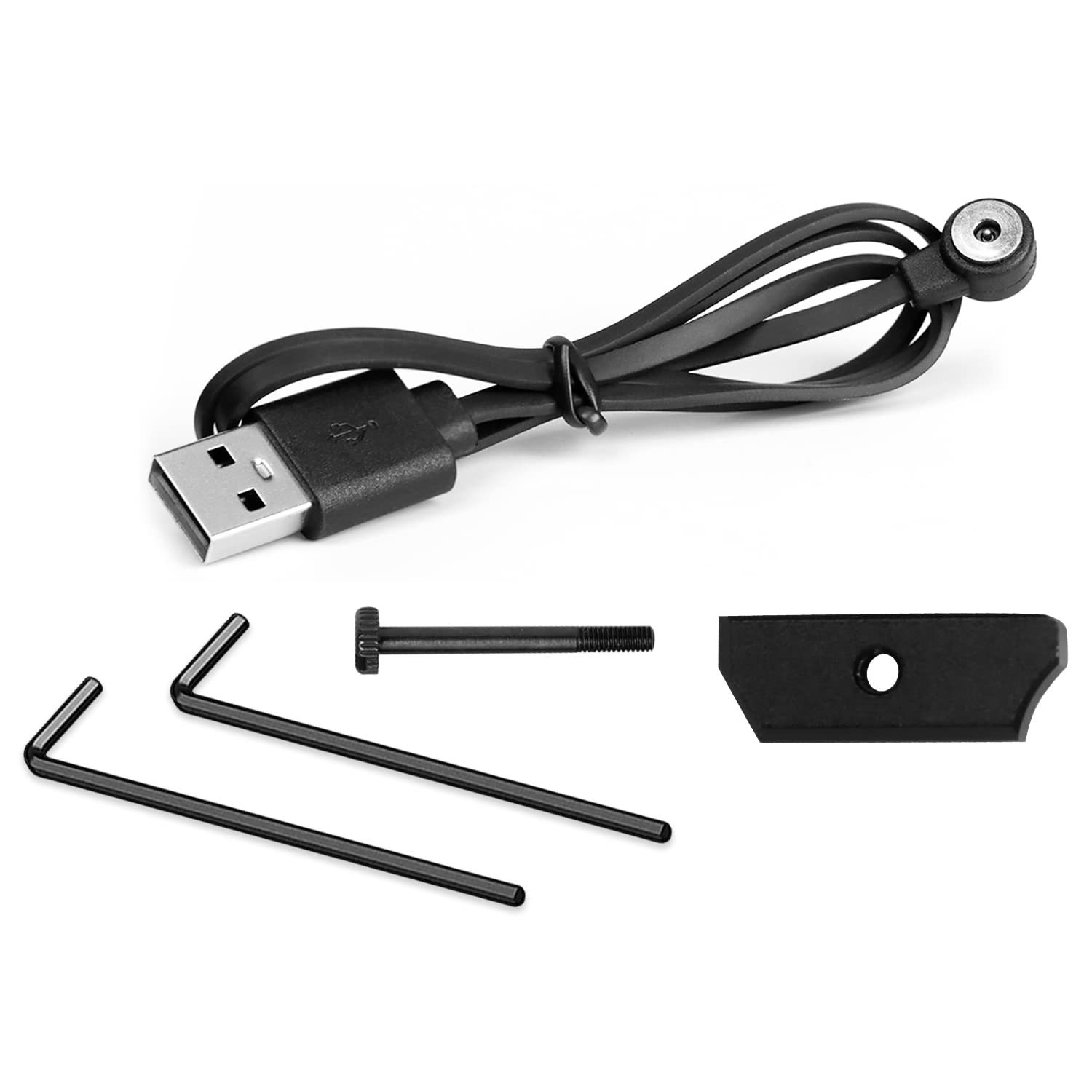 Qr-Laser 1 Usb Magnetic Charging Cable + 2 Allen Wrenches + 1 Slider + 1 Screw For Gun Laser Sight Light With 500 Lumens Flashli