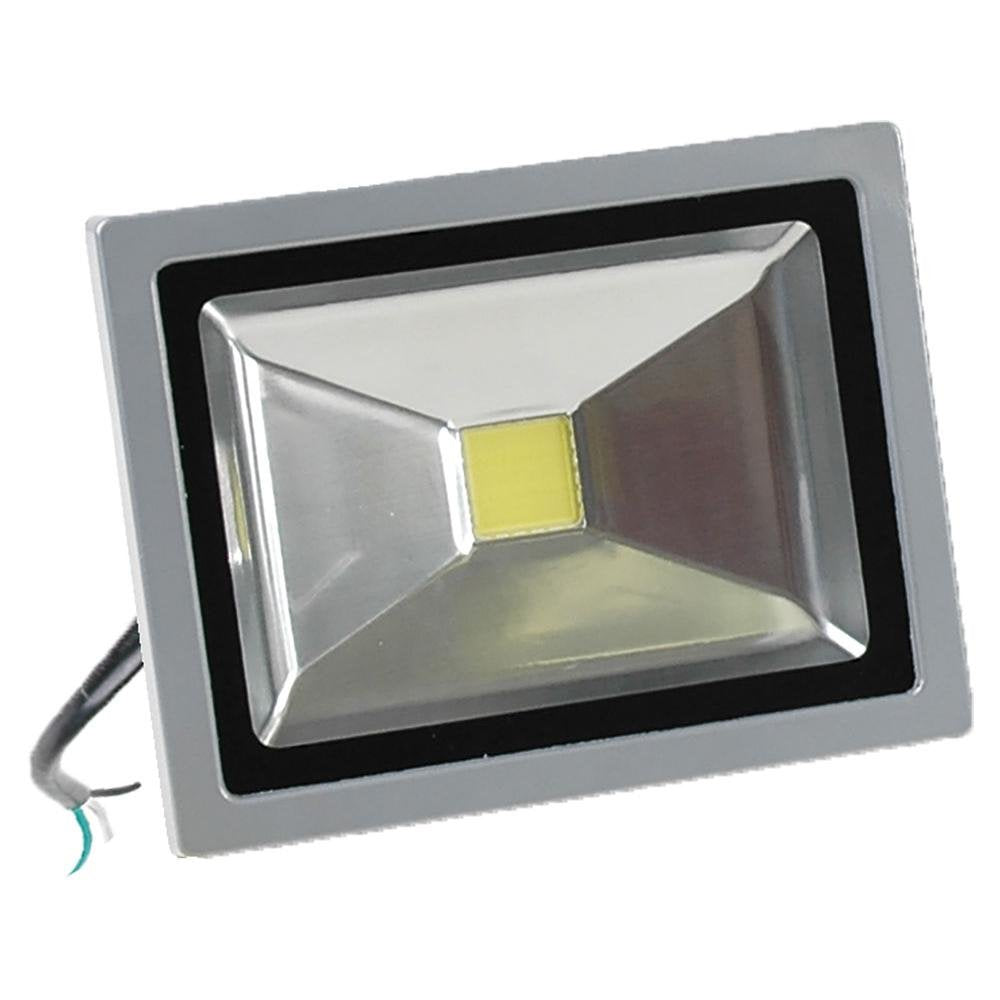 PRO ELEC 20W LED Flood Light, 1400 Lumens, Grey, Model 29-7475, Aluminum Construction