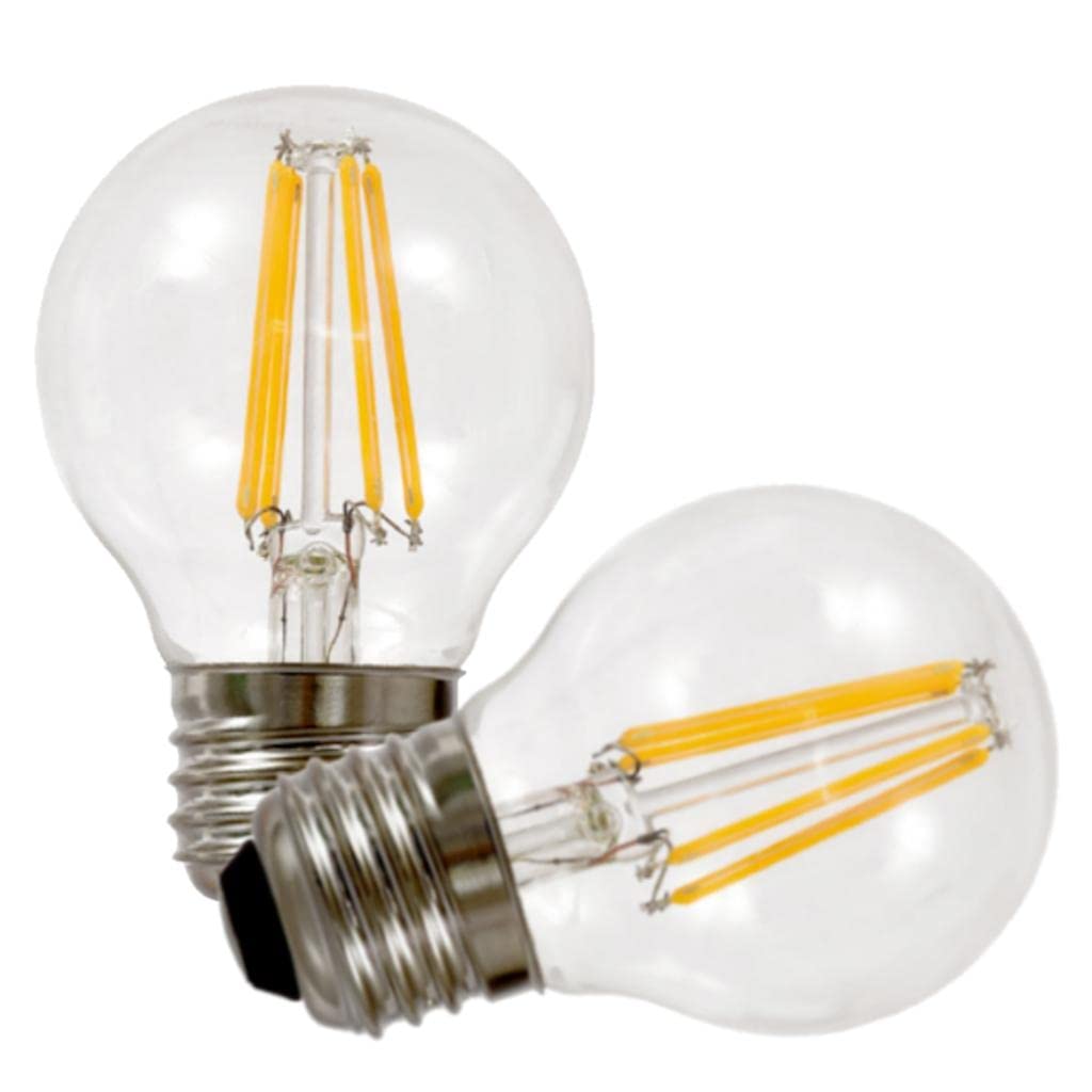 SYLVANIA LED Globe Light Bulb 5.5W Dimmable G16.5 2700K Copper Finish 8-Pack
