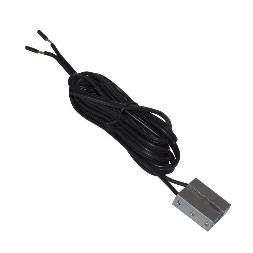 Jesco Lighting Live End Accessory for Mini Track, Satin Nickel Finish, Model MTSL-LE/HW, One Size, Plastic Material