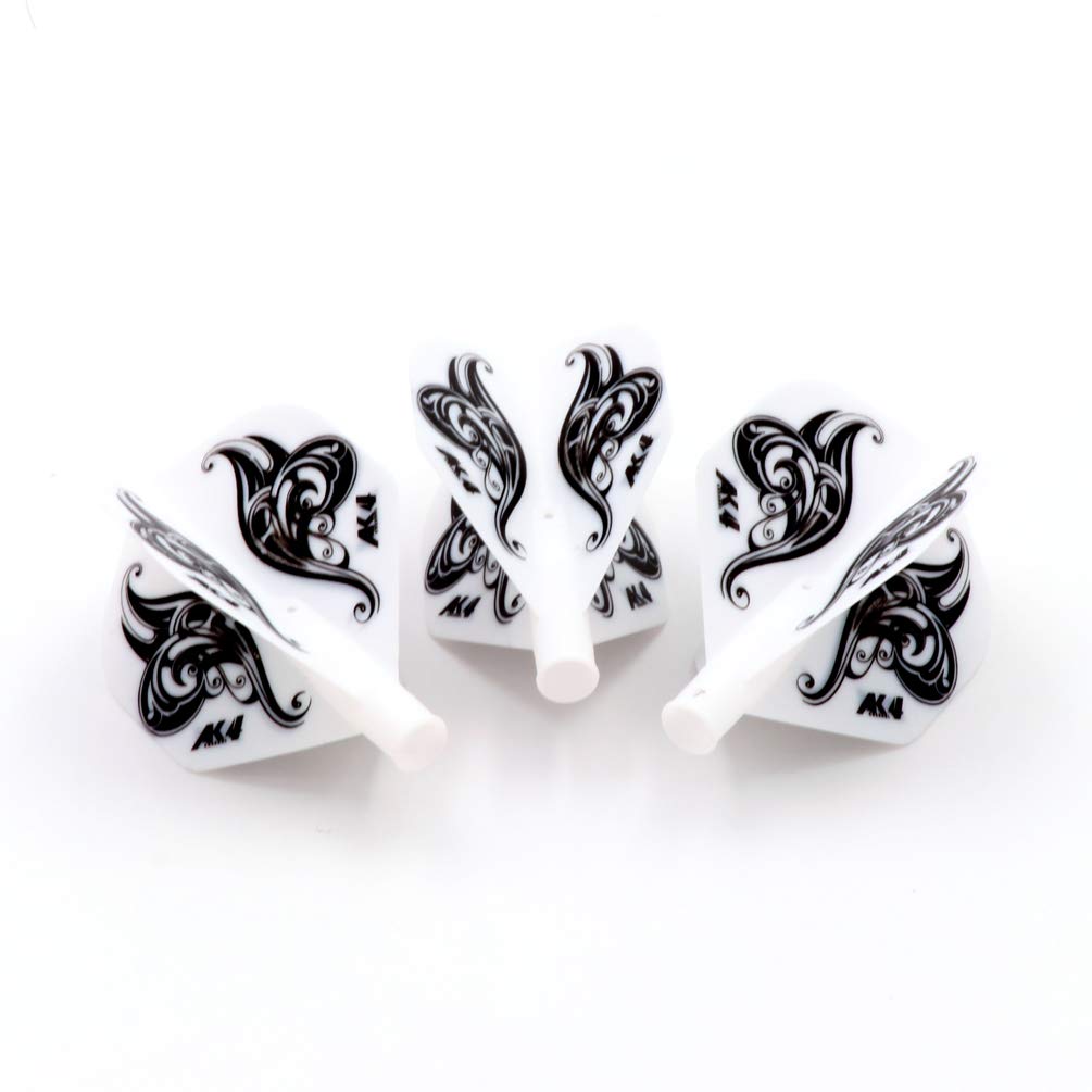 Cuesoul Tero Ak4 Transparent Dart Flights Diamond Shape,Set Of 3 Pcs(Cs-Ak4+7Zs)