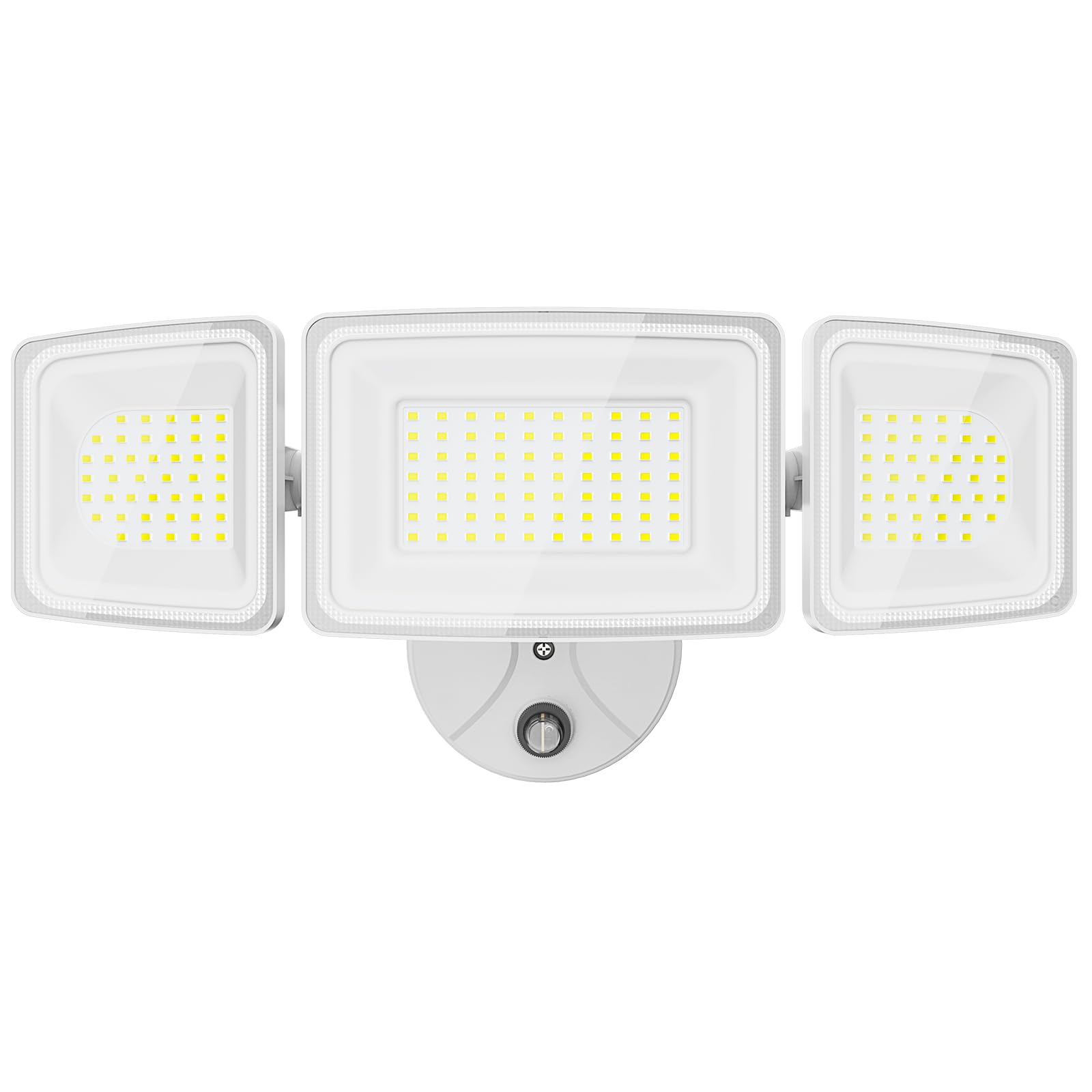 Onforu 100W Outdoor Flood Lights, 9000LM Bright, IP65 Waterproof, 3 Adjustable Heads, 6500K White, Model BDD100D-3