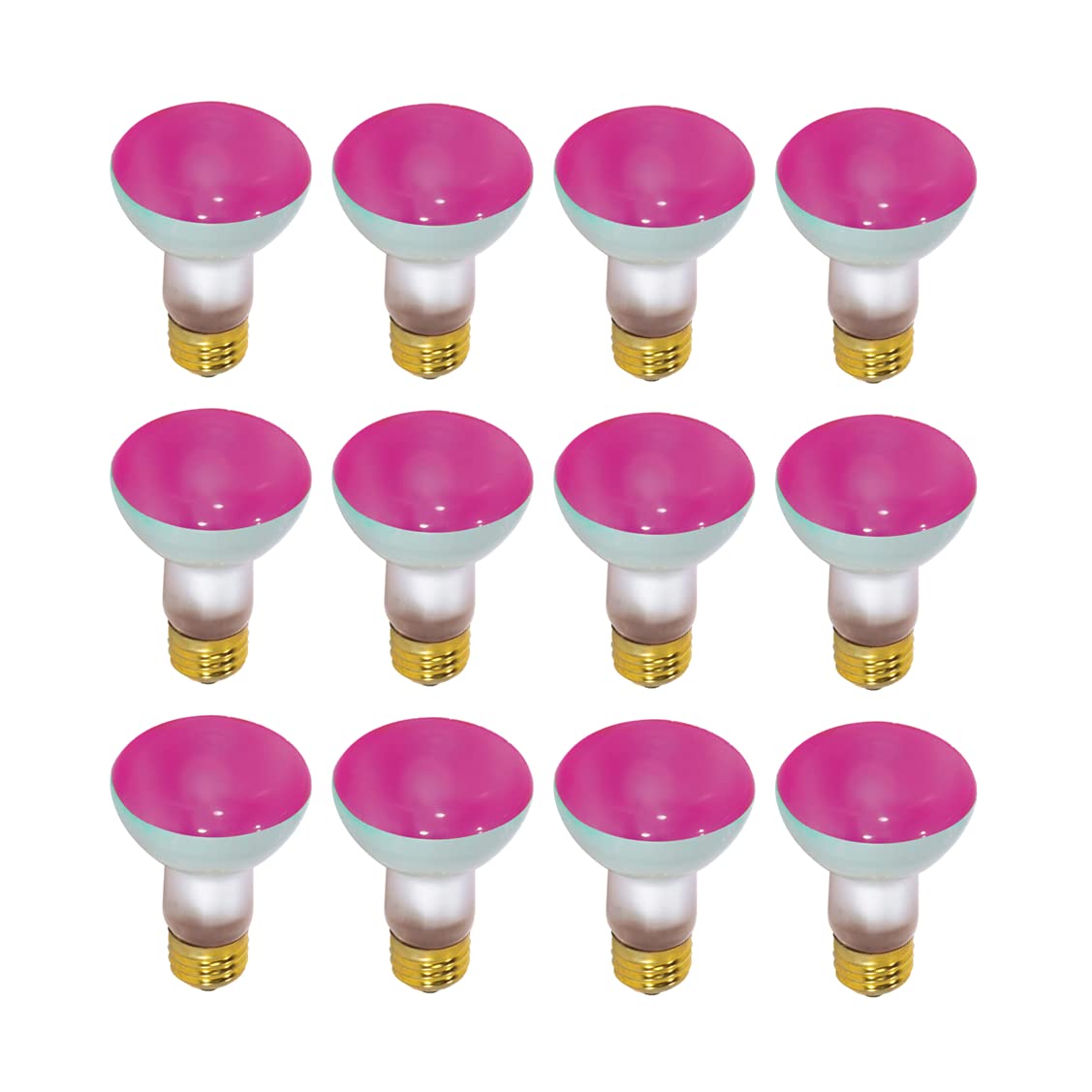 Satco S3212-12Pk Light, 12 Pack, Pink, 12 Count