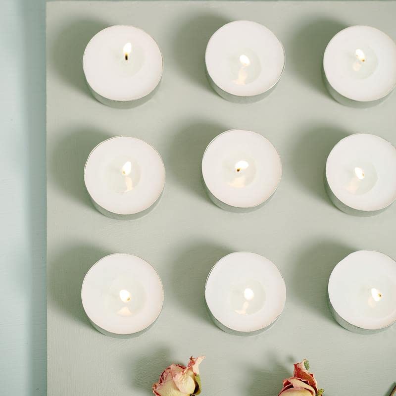 Bolsius Smokeless Tea Light Candles – 200 Count, Long-Lasting Tealight Candles Unscented With Cotton Wicks & 4 Hour Burn – Wax Tea Lights Candles In Bulk For Parties, Weddings, Home Decor, & More