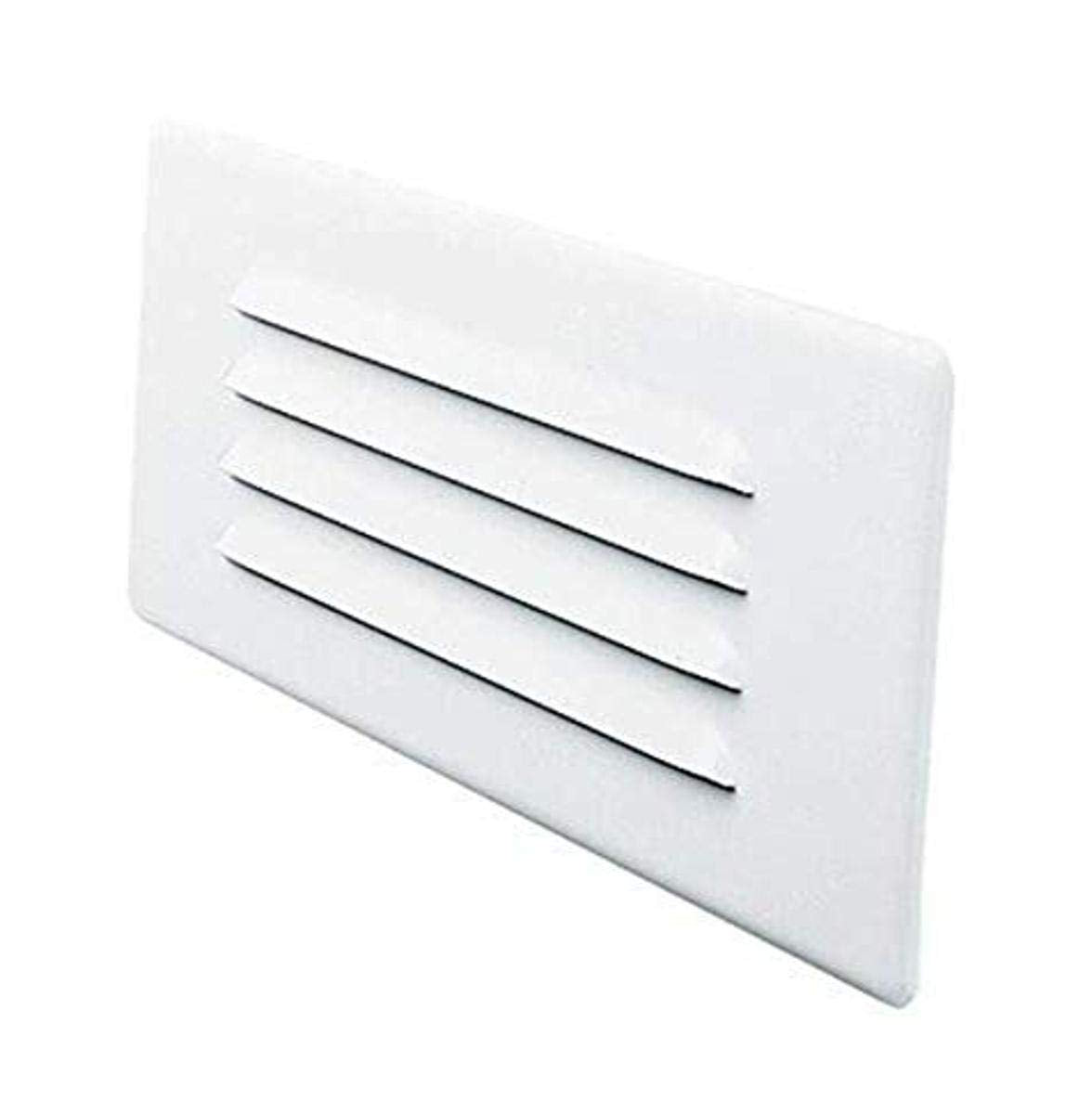 Juno Lighting Group 840-WH CFL Indoor Step Light Louver Trim, White Finish