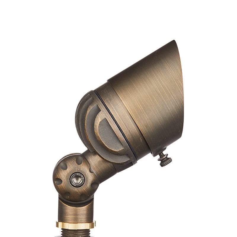 Volt 10-Pack 12V Cast Brass G4 Infiniti 2700K Warm White Led Outdoor Spotlights (350 Lumens) For Low Voltage Landscape Lighting