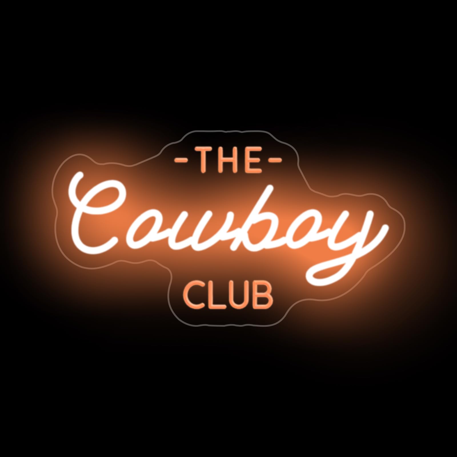 The Cowboy Club Neon Sign Western Rodeo Decor Mancave Neon Sign Cowboy Led Wall Neon Sign Cowboy Room Decor  Midwest Princess Led Signs For Bedroom Wall Girl Cave Club Bar Pub Gift