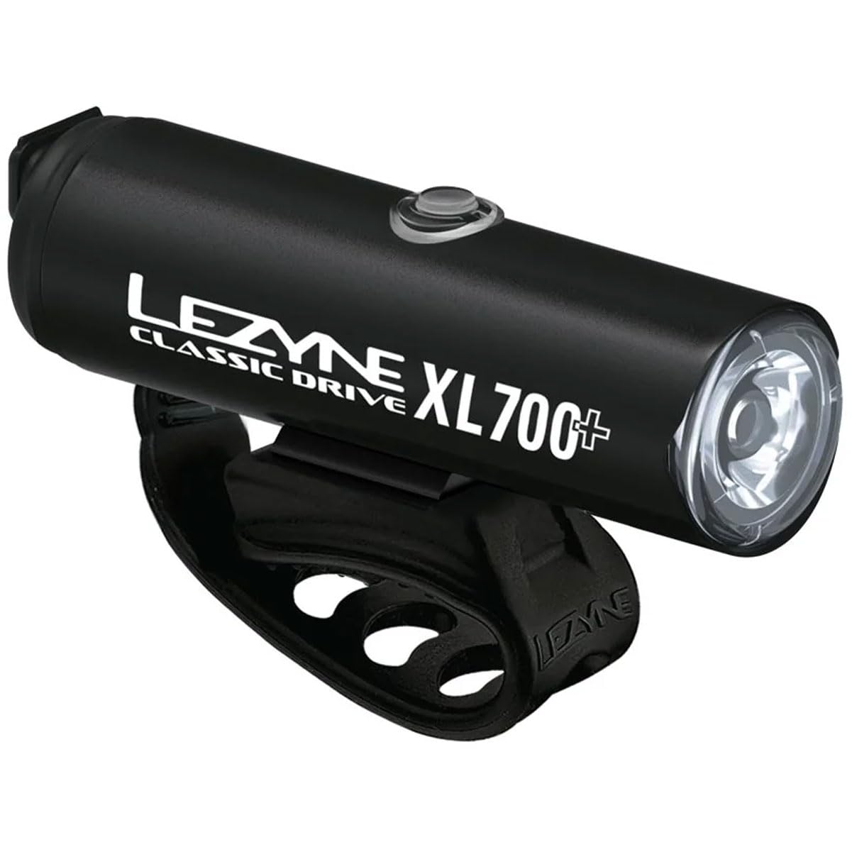 LEZYNE Classic Drive XL 700+ Bicycle USB-C Rechargeable IPX7 White LED Front Light w/Multiple Solid & Flash Modes | Integrated V