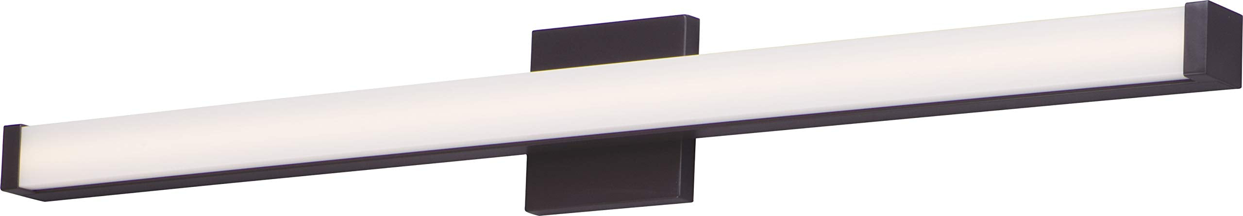 Maxim 52006Bz Spec Collection 36 Inch Dimmable Led Bathroom Vanity Light I 3000K I Bronze I Modern Contemporary Light Fixture I