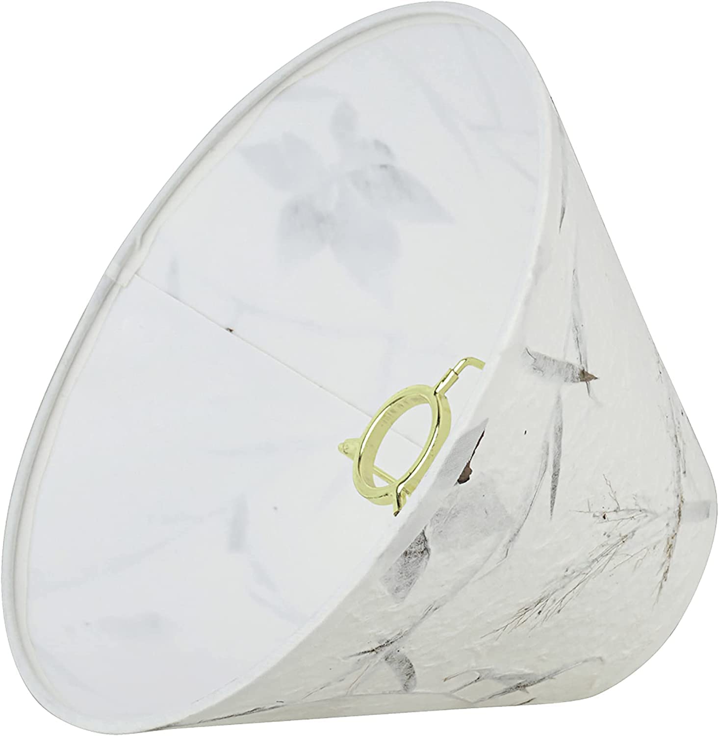 Aspen Creative 58752A, Empire Uno Lamp Shade, Off White, 4&quot; Top X 10&quot; Bottom X 7&quot; Slant Height, Slip Uno 33Mm