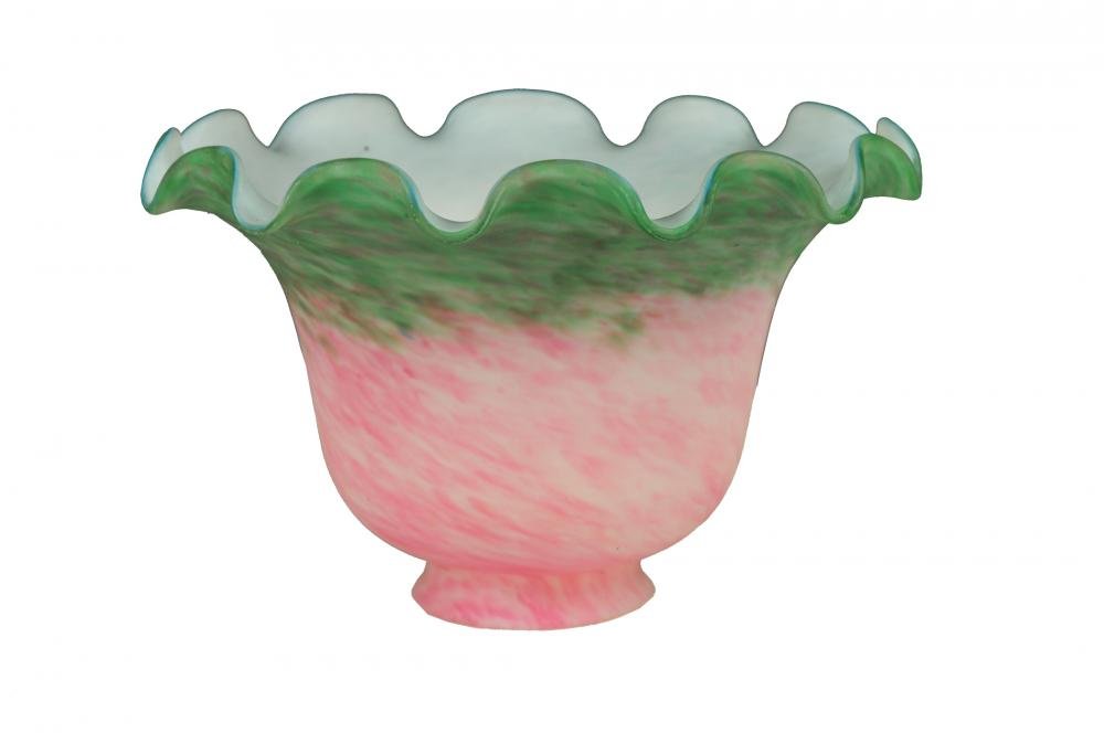 Meyda Tiffany 7&quot; Pink/Green Metal Lighting Fixture - Elegant Home Decor Accent