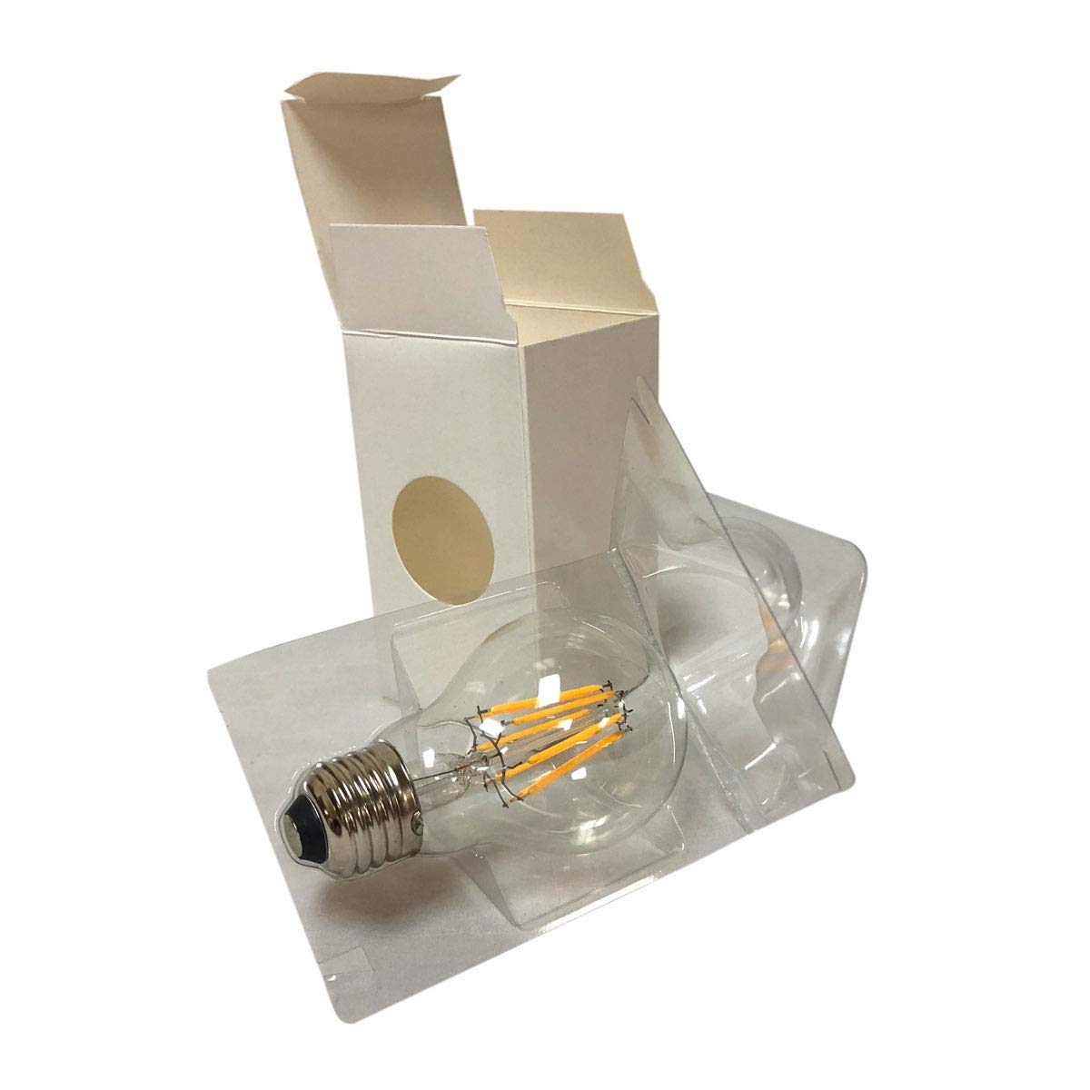 Royal Designs, Inc Lb-1506-6 Lb-1506-6 Vintage Dimmable Edison Light Bulb, A17/E26, Clear, 6 Count