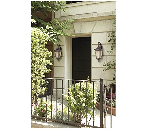 Feiss Ol5401Gbz Cotswold Lane Outdoor Patio Lighting Wall Lantern, Bronze, 2-Light (9''W X 21''H) 120Watts