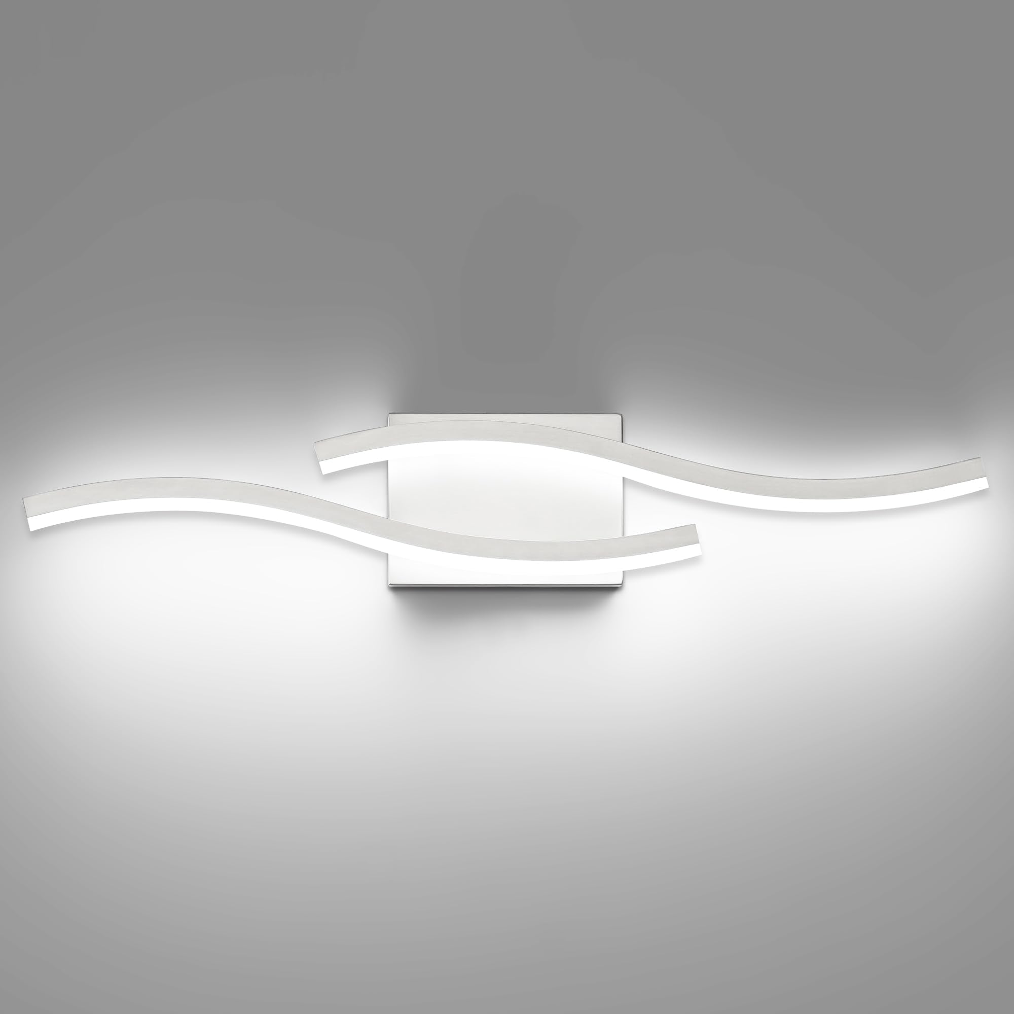 Presde 24In Dimmable Modern Led Vanity Light, Bathroom Light Fixtures Over Mirror, Brushed Nickel Bathroom Vanity Lighting Bar