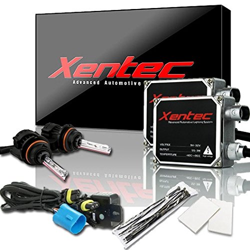 Xentec 55W Bixenon Ballasts Bundle with 2 Xenon Bulbs 9007/9004/HB5 Flex, 6000K Ultra White, Model XENTEC