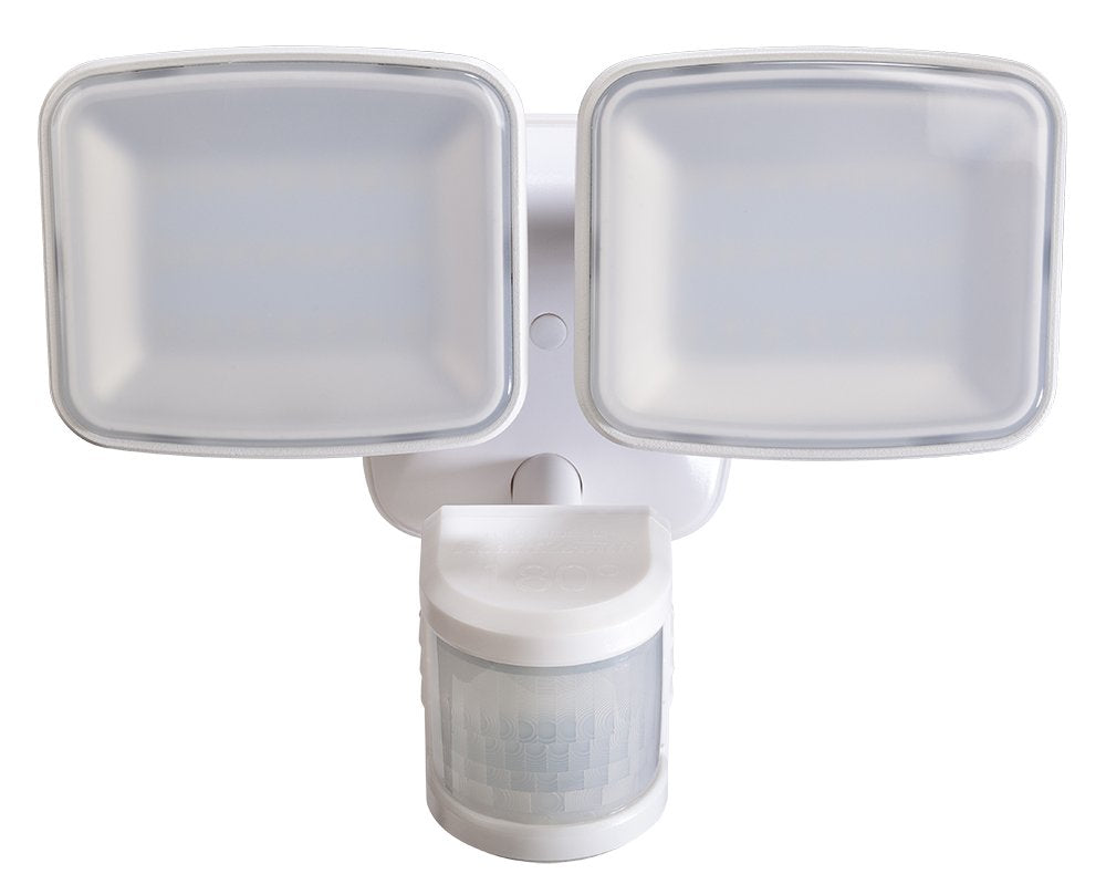 Heath Zenith LED Security Light, 2100 Lumen, 180° Motion Detection, White, Model HZ-5831-WH