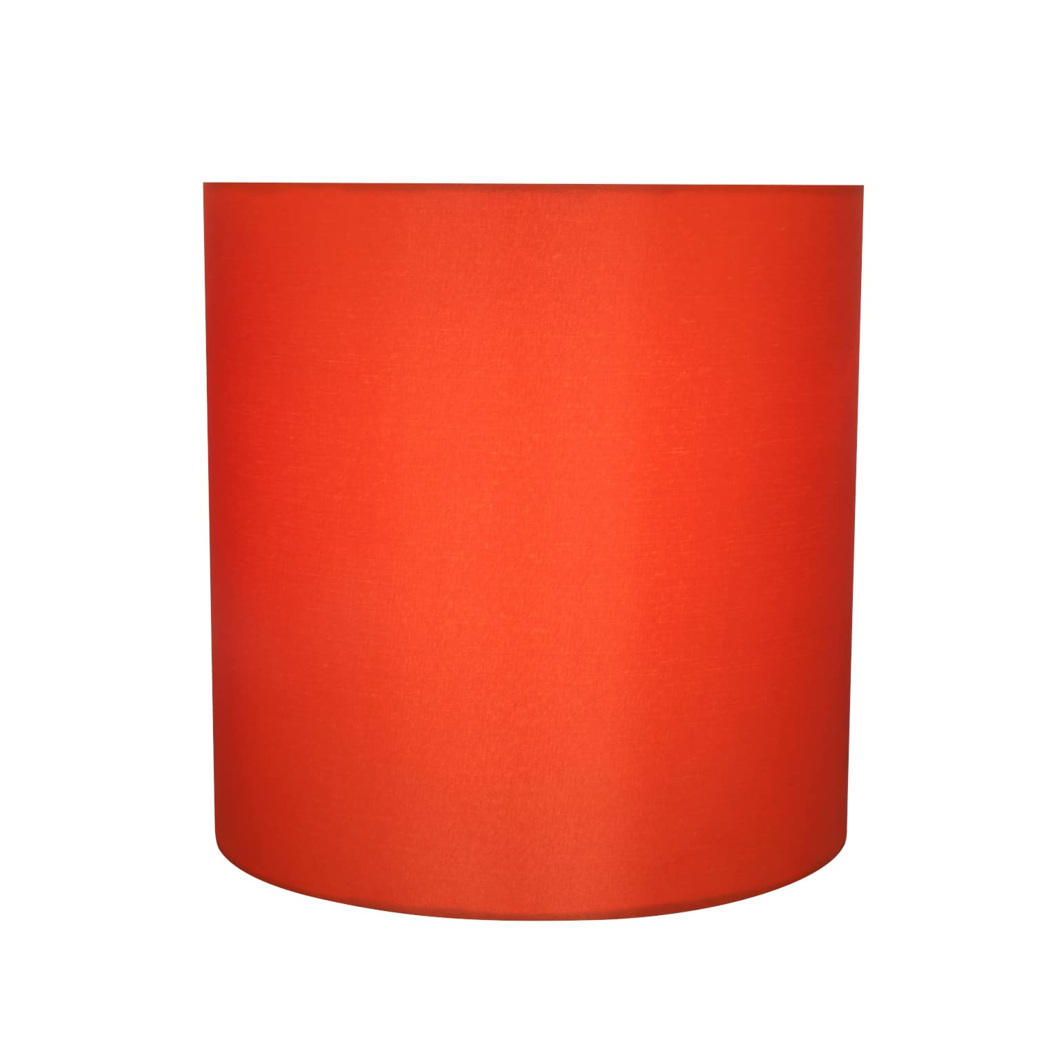 Aspen Creative Drum Lamp Shade 8in Sateen Fabric Redwood Model 31063A