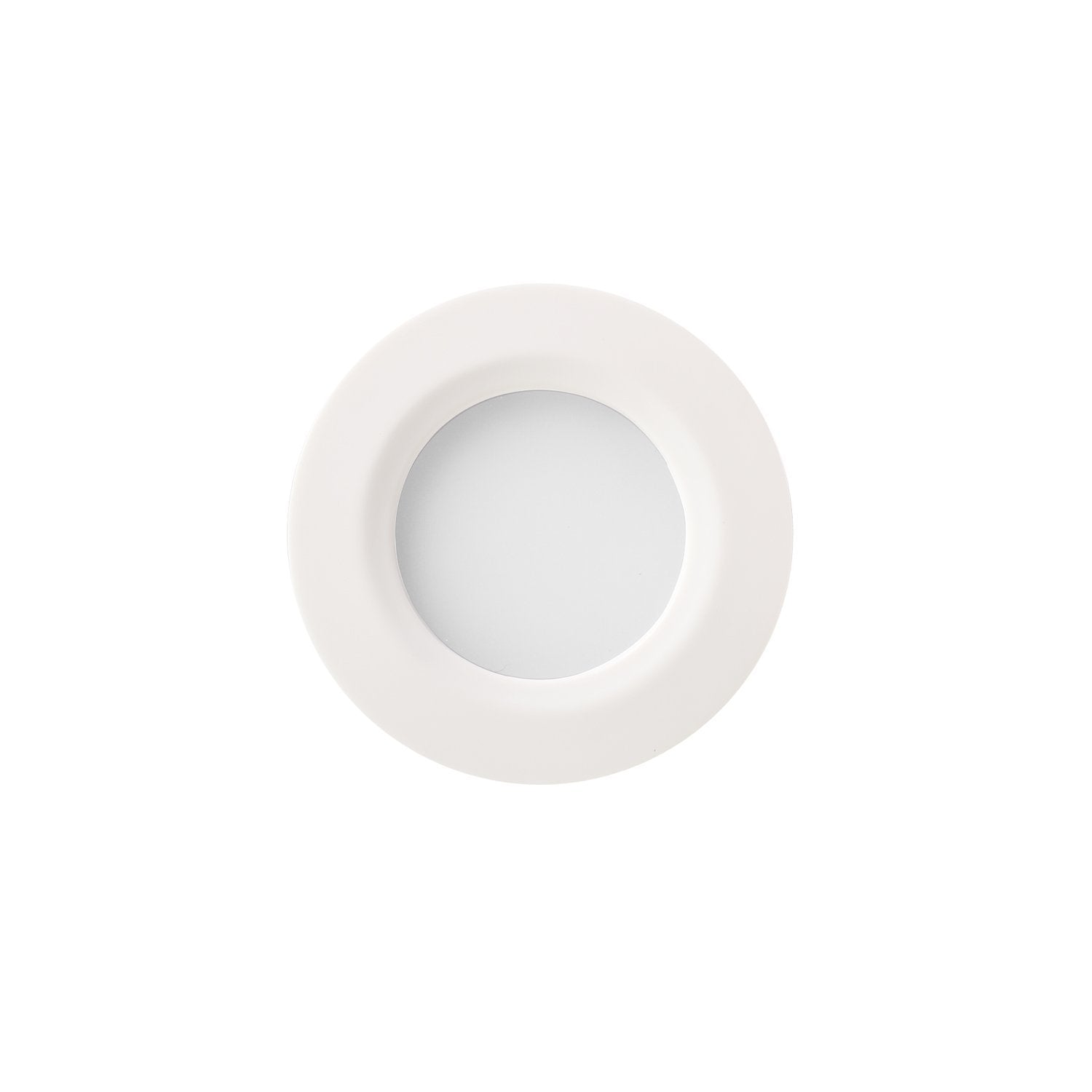 GETINLIGHT Dimmable LED Puck Lights Kit, 3-Pucks, Soft White 3000K, 12V, Plastic, ETL Listed, Model IN-0102-3