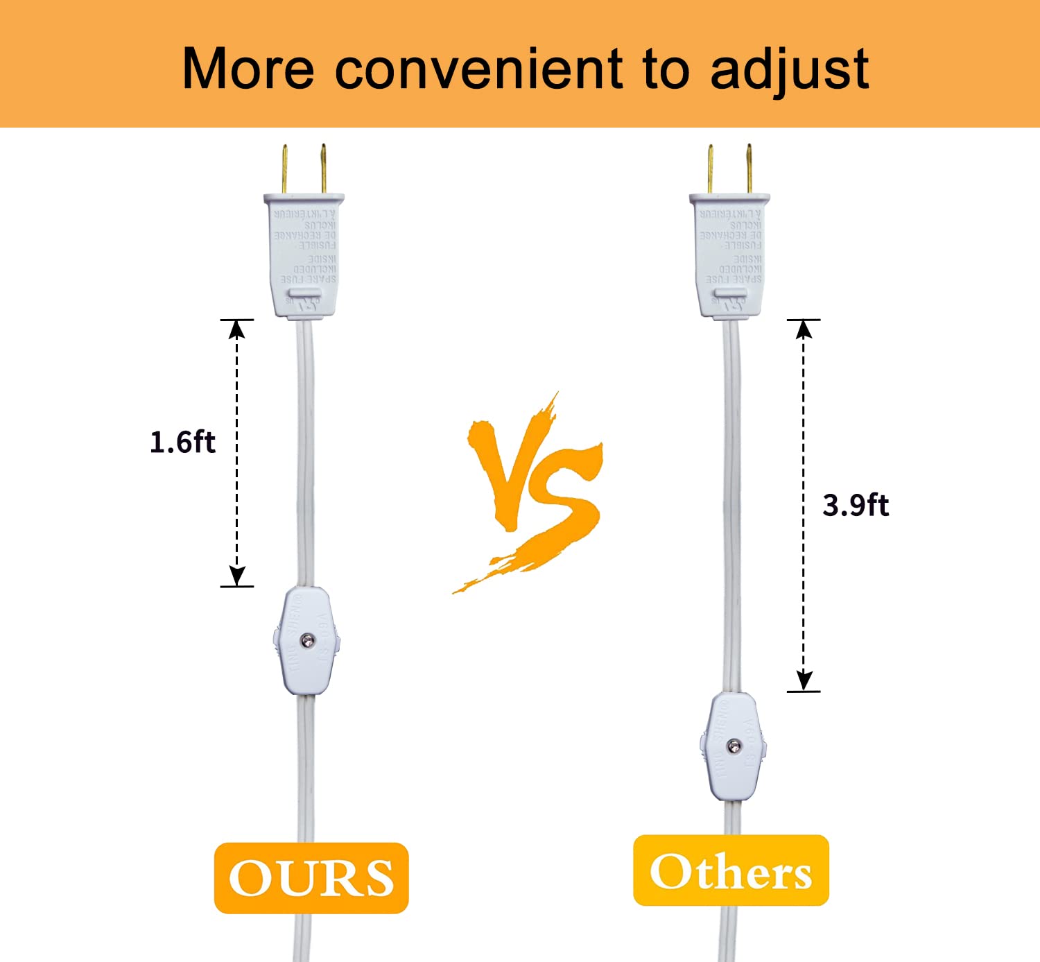 MX232 Set of 2 LED Light Bulbs E12 Candelabra Base with Clips for Halloween Christmas Decoration, 4-Pack, 4 Set of C7 COB Accessory Cord